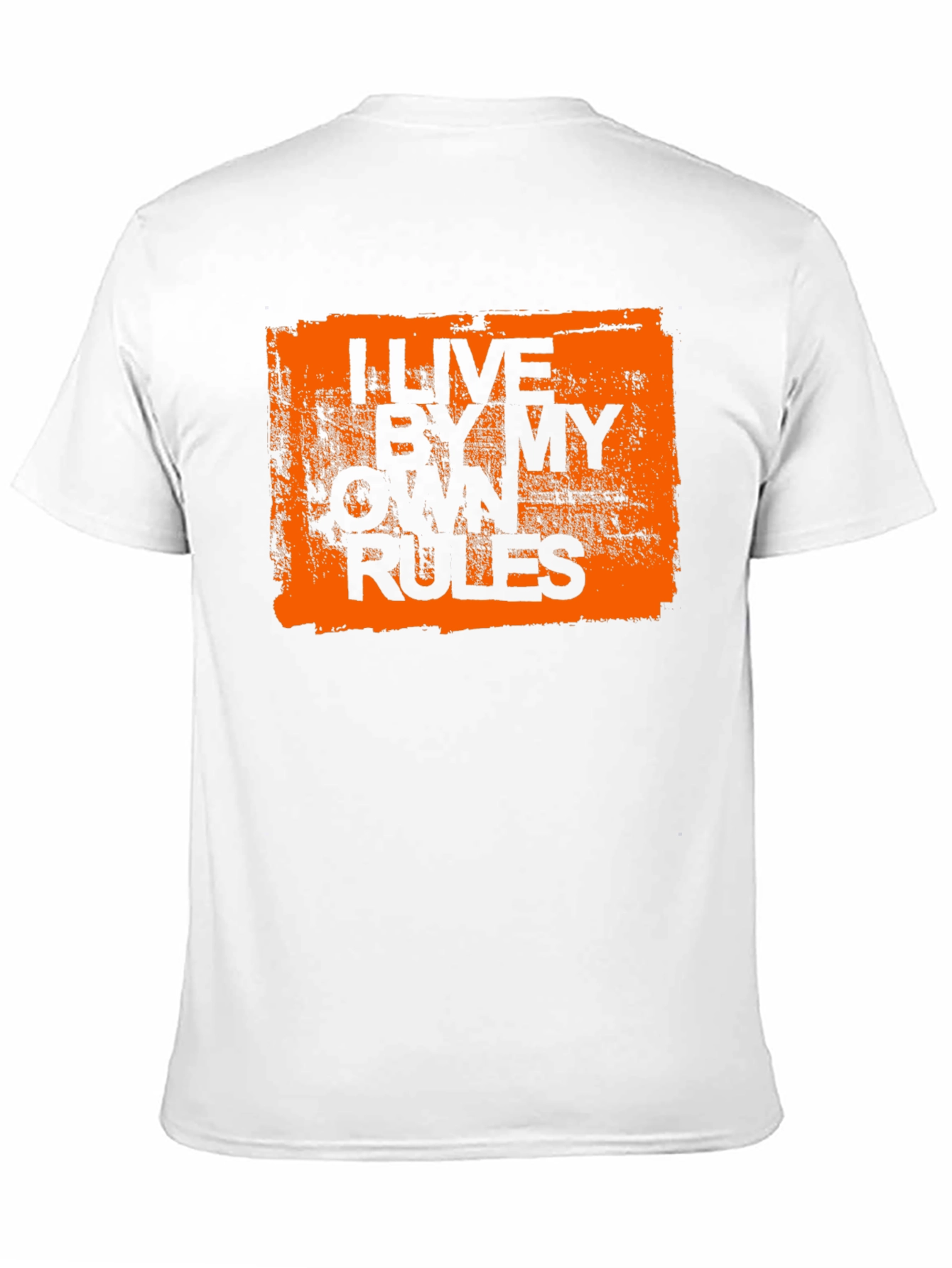 Black I Live By My Own Rules Graphic Tee - Black view 11