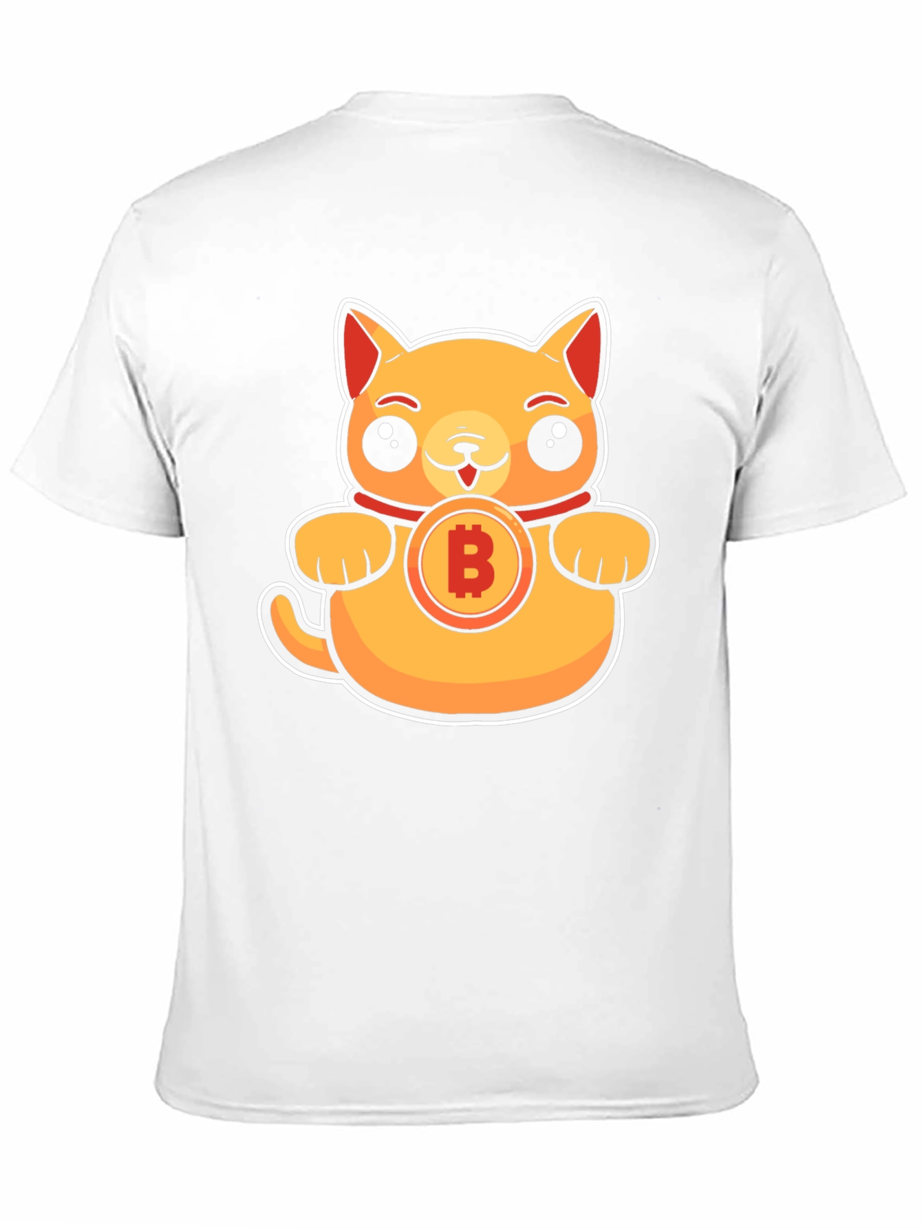 Black Bitcoin Kitty T-Shirt - Crypto Cat Tee view 11