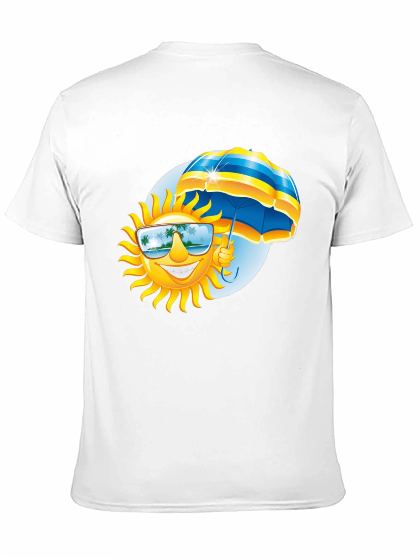 Black Summer Sun & Shade Graphic Tee - Black view 11