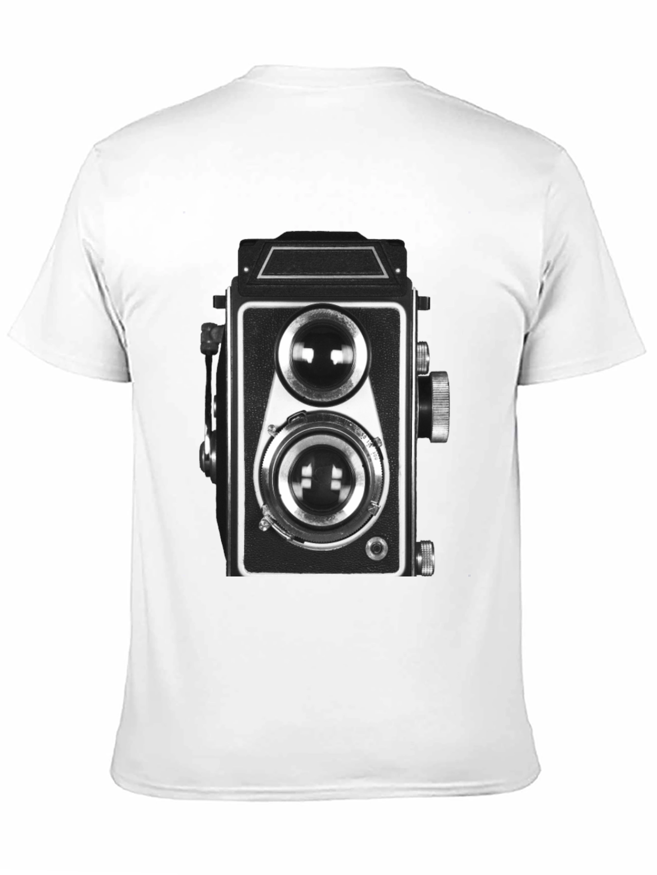 Black Vintage Camera Graphic Tee - Classic Black T-Shirt view 11