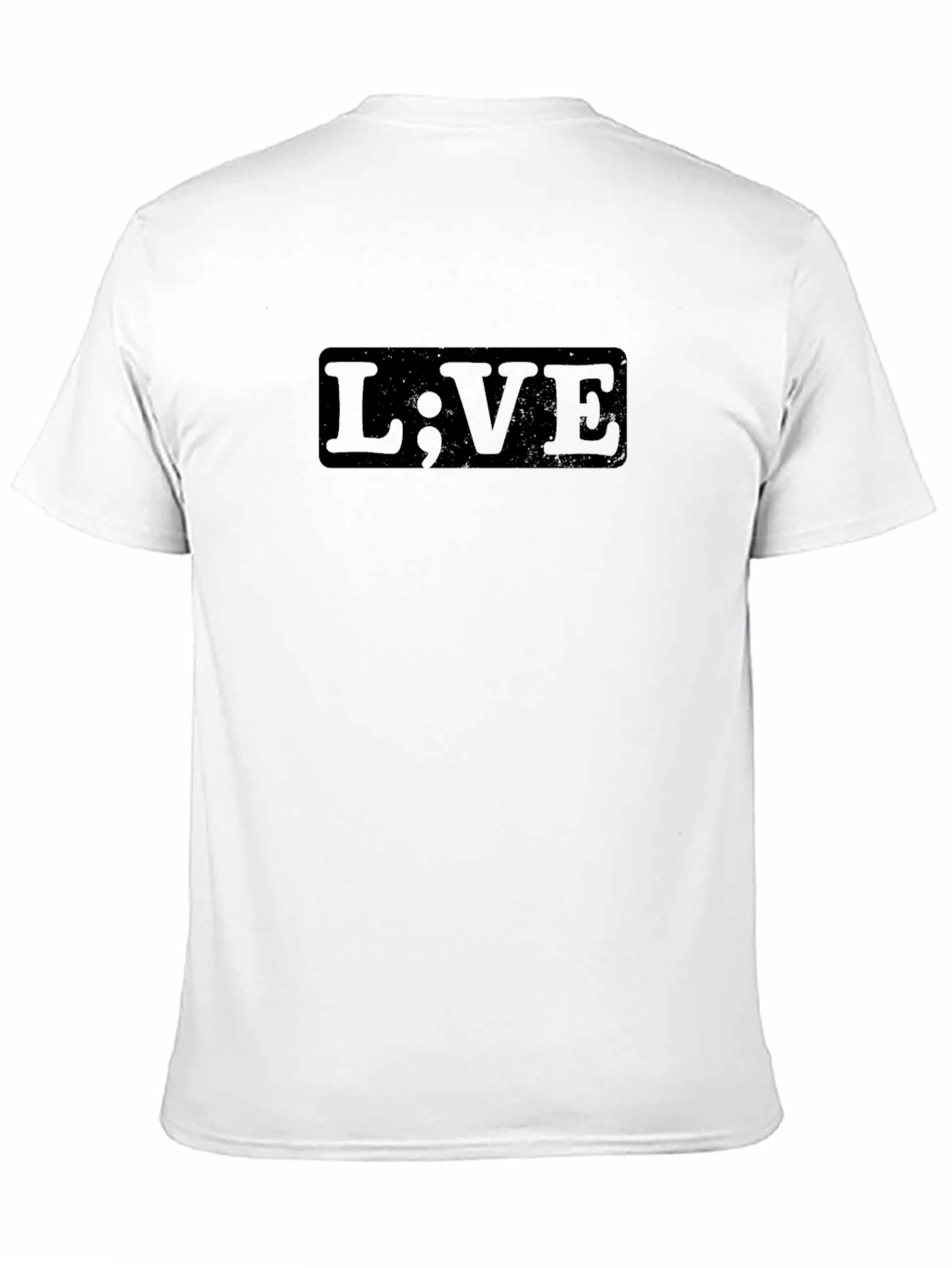 Black L;VE Graphic Print Black Crew Neck Tee view 11