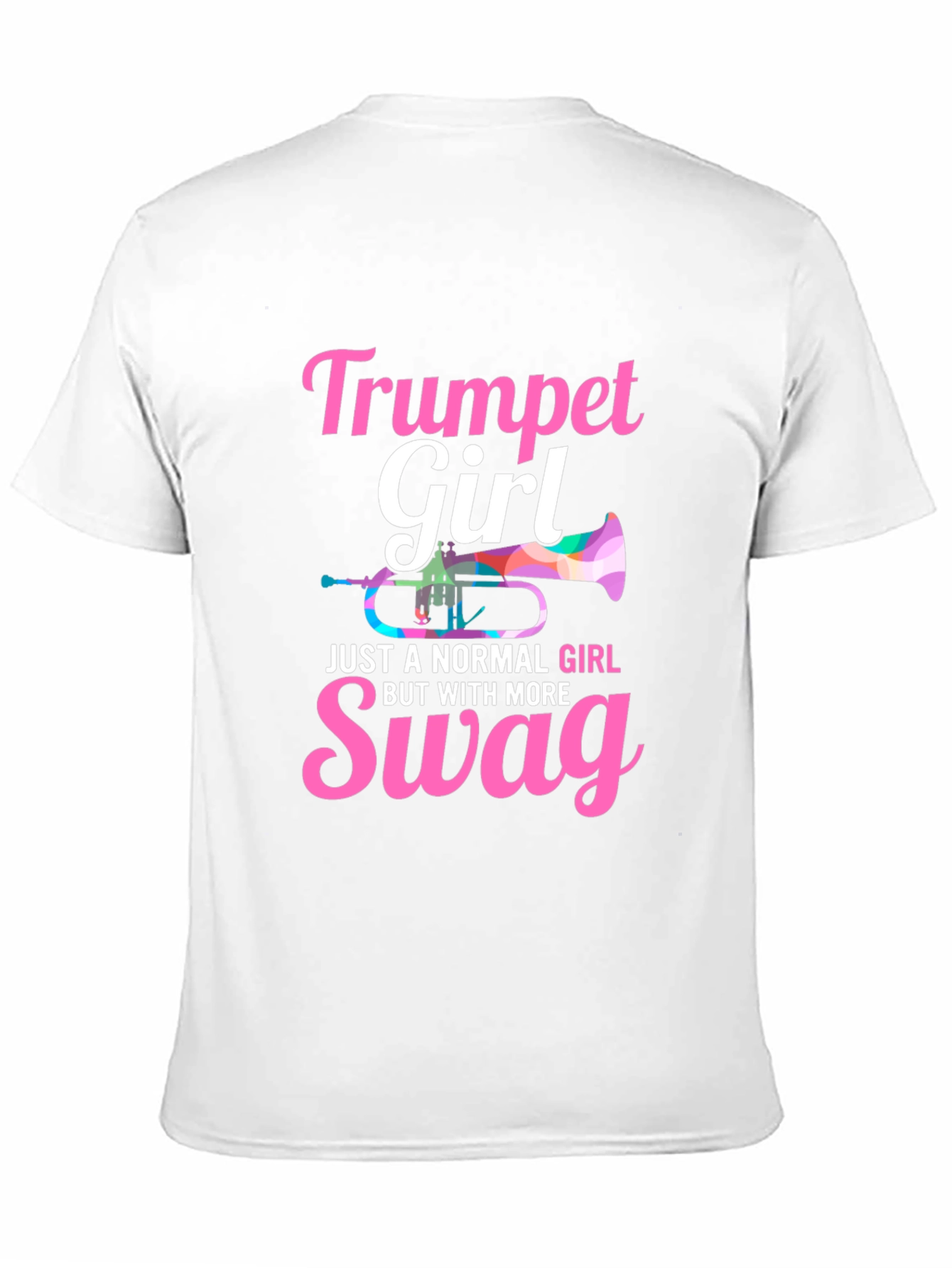 Black Trumpet Girl Swag T-Shirt view 11