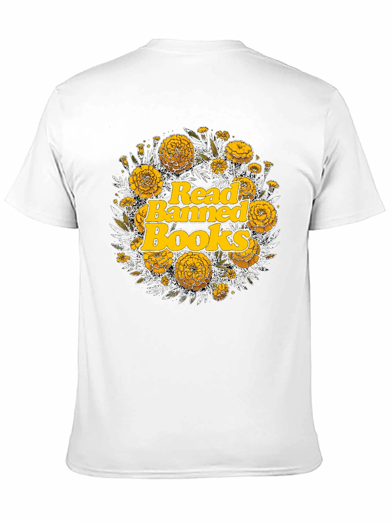 Black Read Banned Books Floral Tee view 11