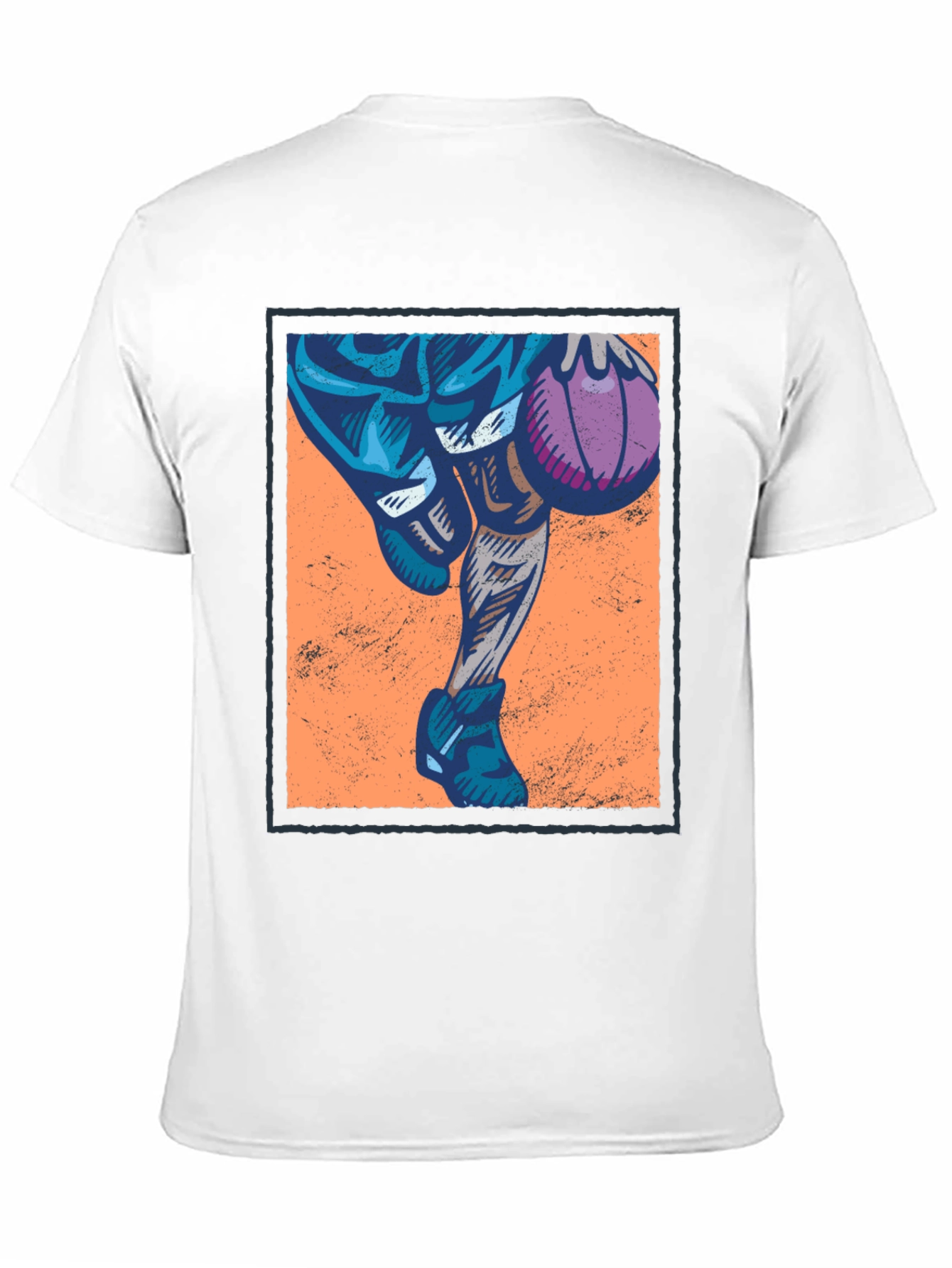 Black Basketball Graphic T-Shirt - Black view 11