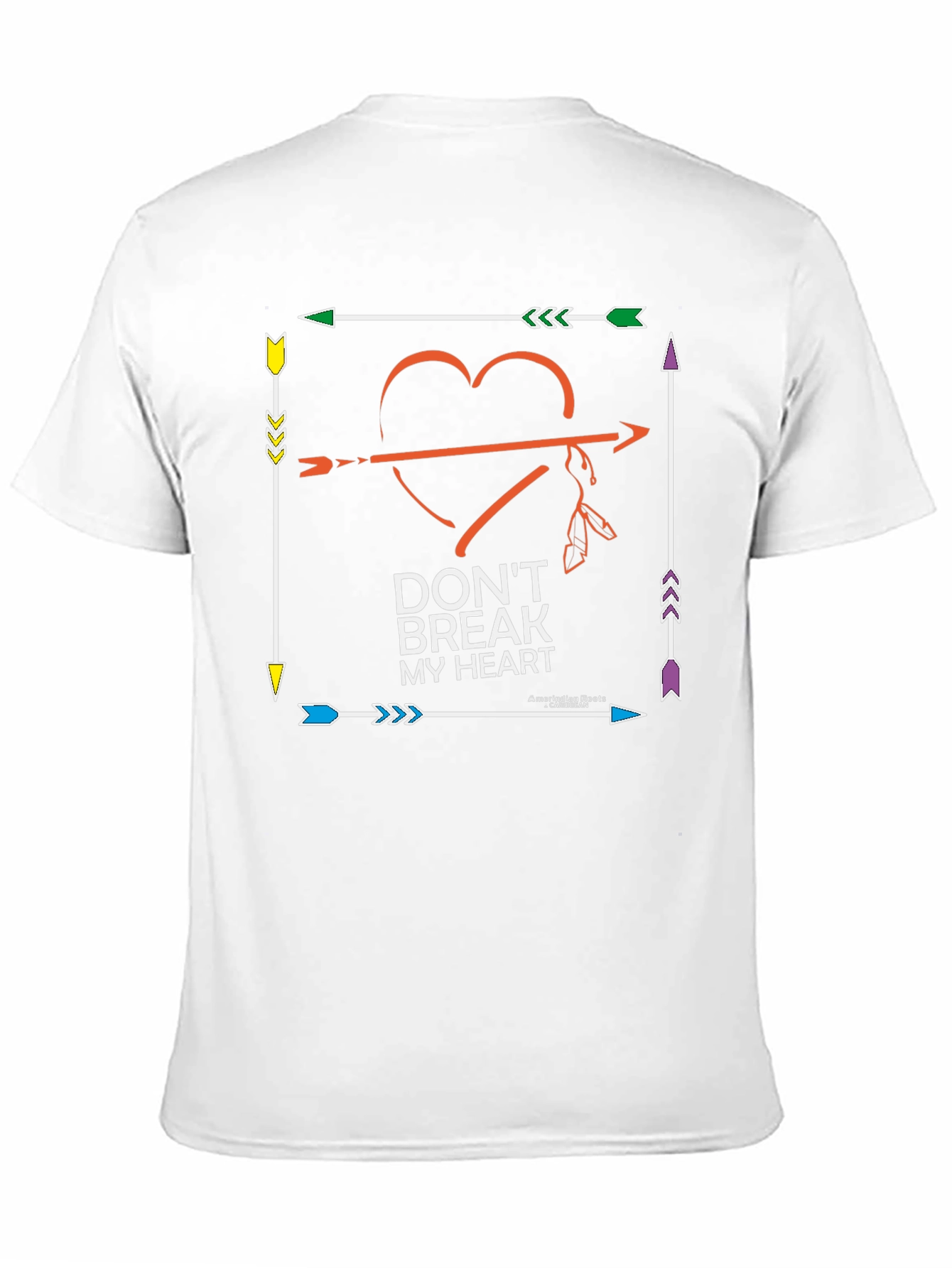 Black Don't Break My Heart Graphic Tee view 11