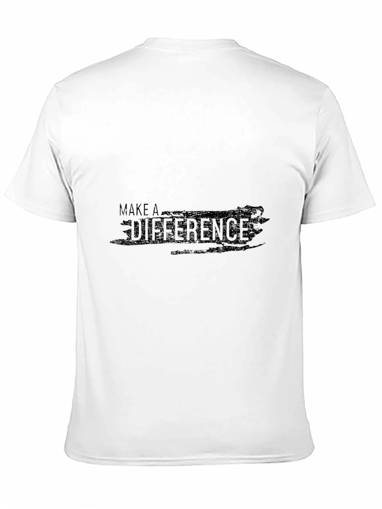 Black Make A Difference Black Graphic Tee view 11