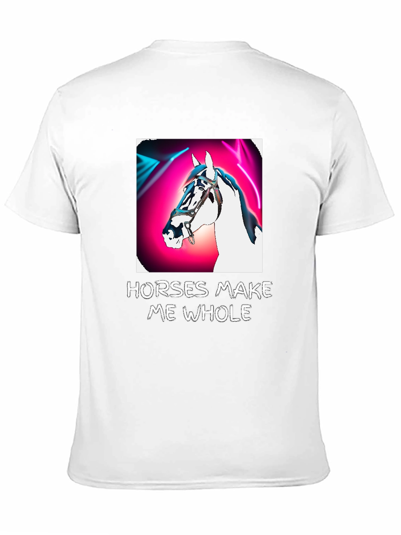 Black Horses Make Me Whole Graphic Tee view 11