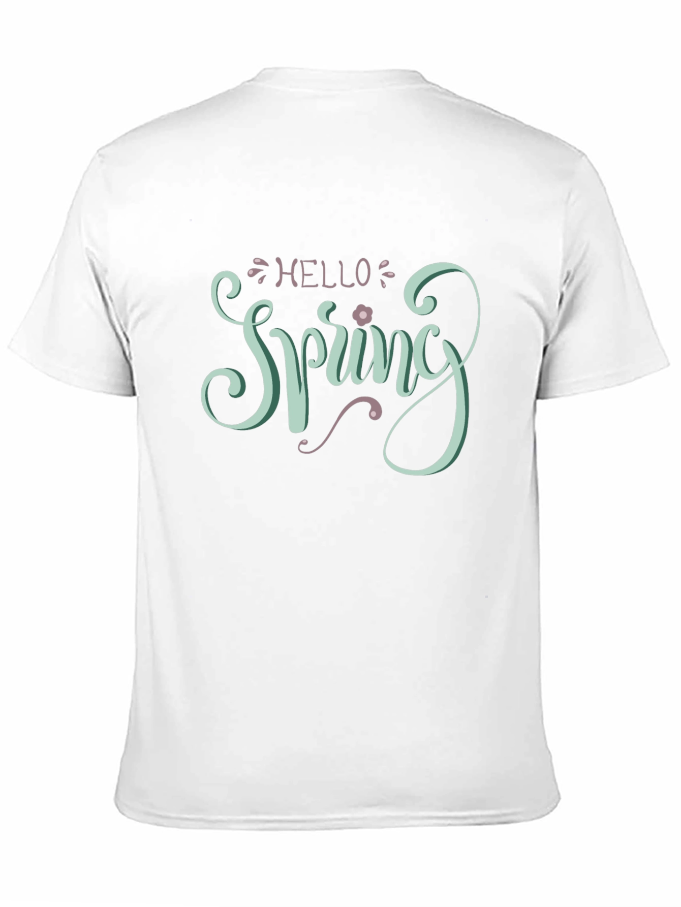 Black Hello Spring Graphic Tee - Black view 11