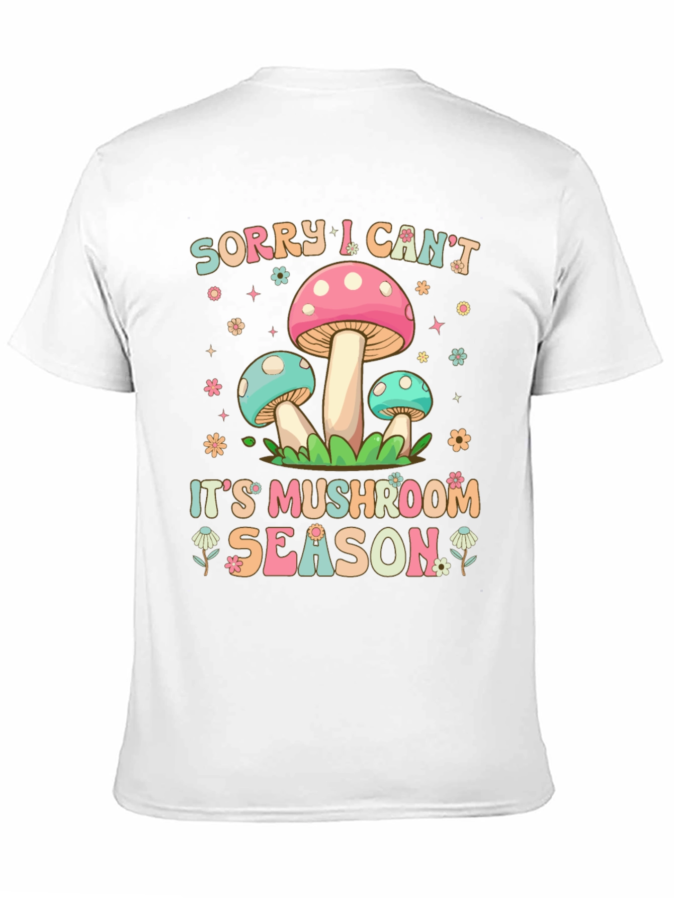 Black Mushroom Season Graphic Tee view 11