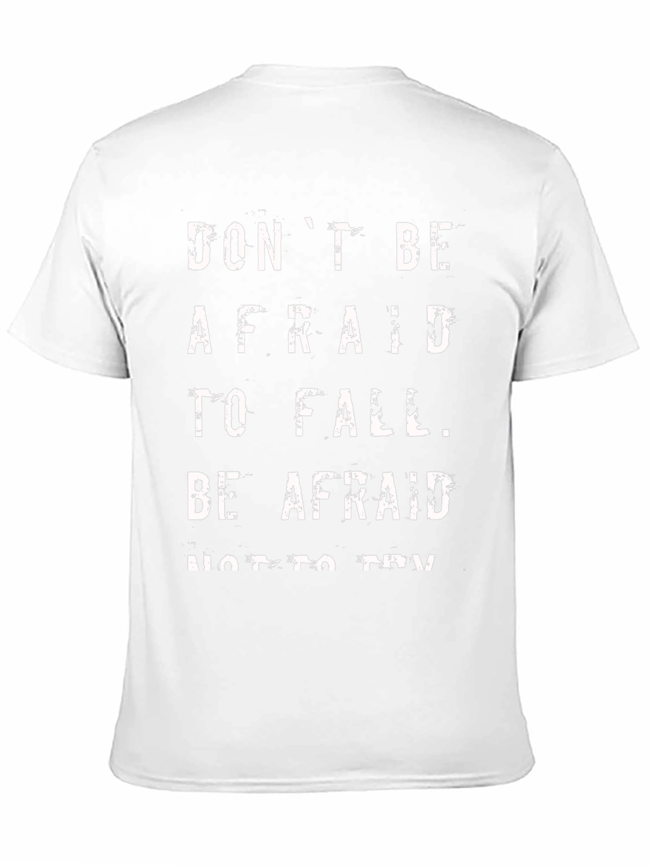 Black Don't Be Afraid Graphic Tee - Black Casual T-Shirt view 11