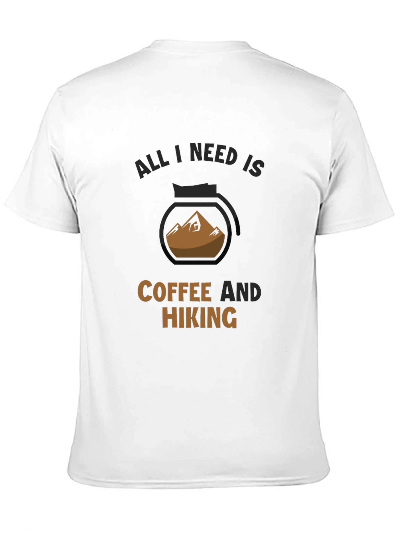 Black Coffee and Hiking T-Shirt - Mountain Adventure Tee view 11