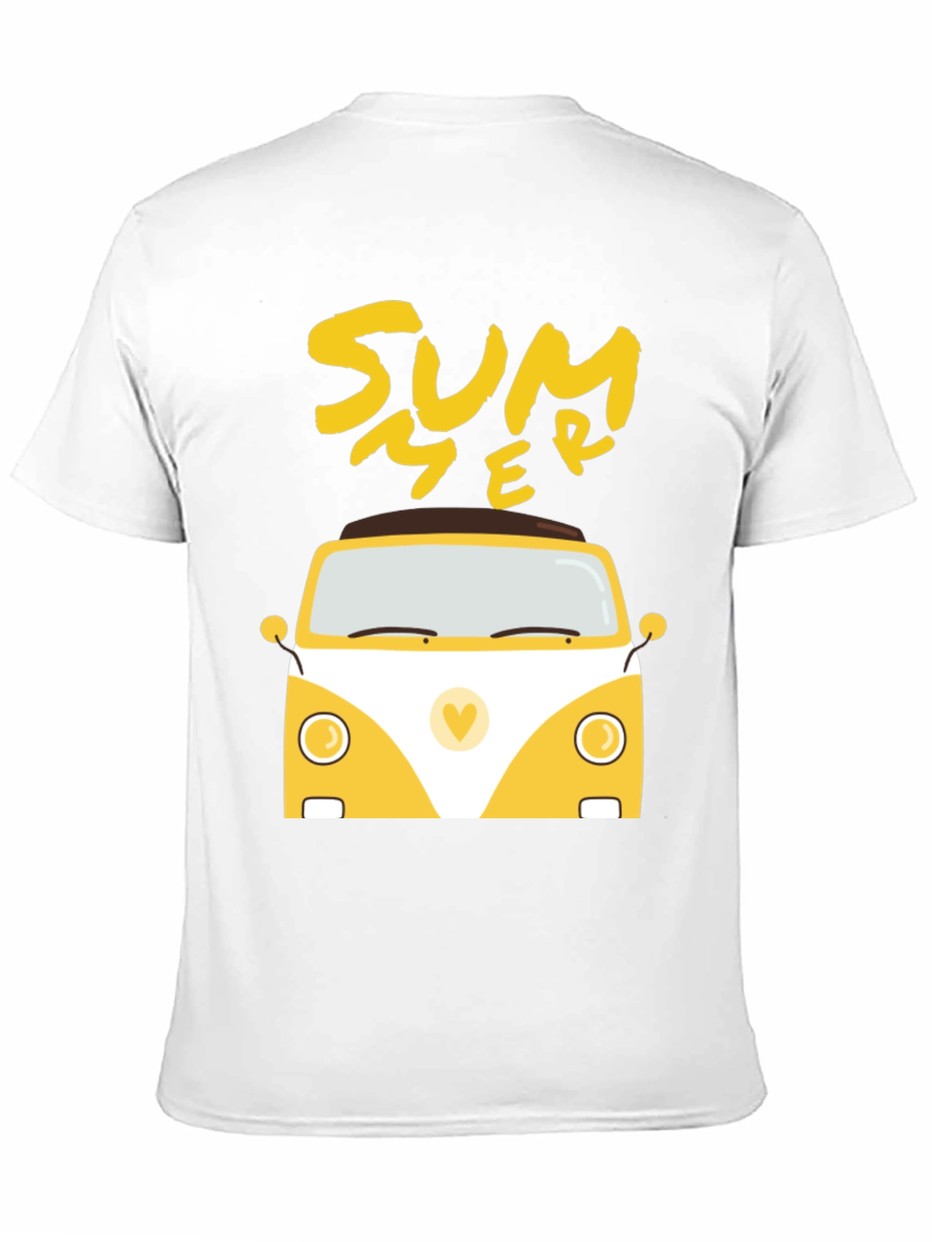 Black Summer Van Graphic Tee - Black view 11