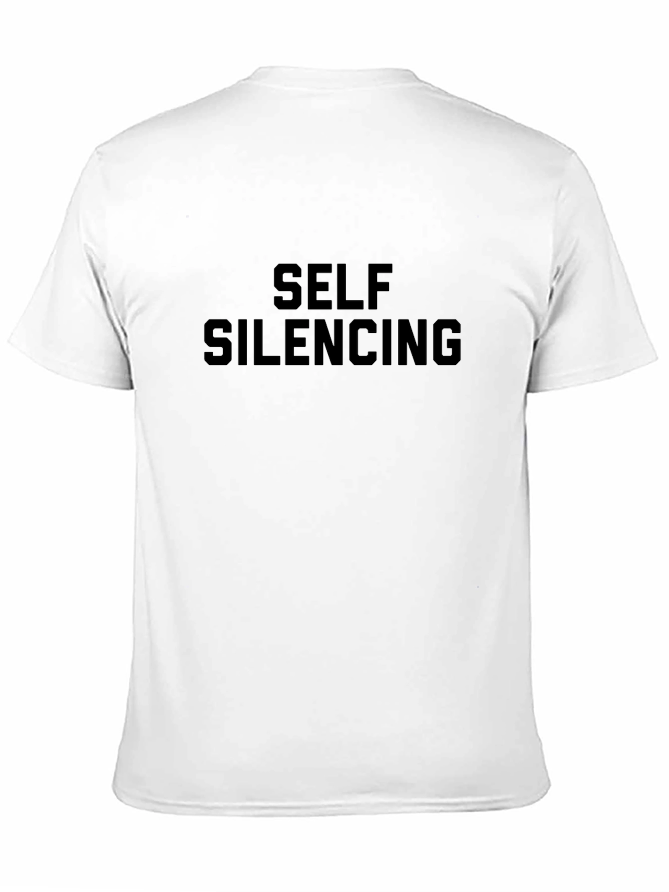 Black Self Silencing Graphic Black T-Shirt view 11