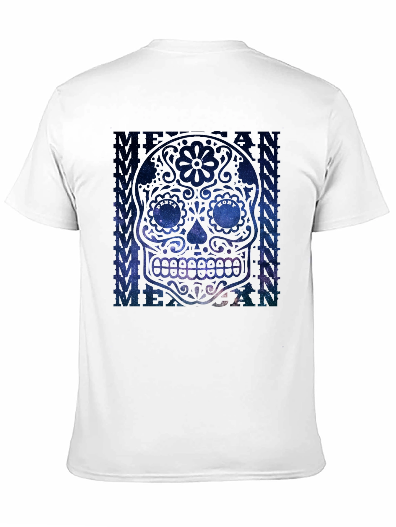Black Mexican Sugar Skull Graphic T-Shirt view 11