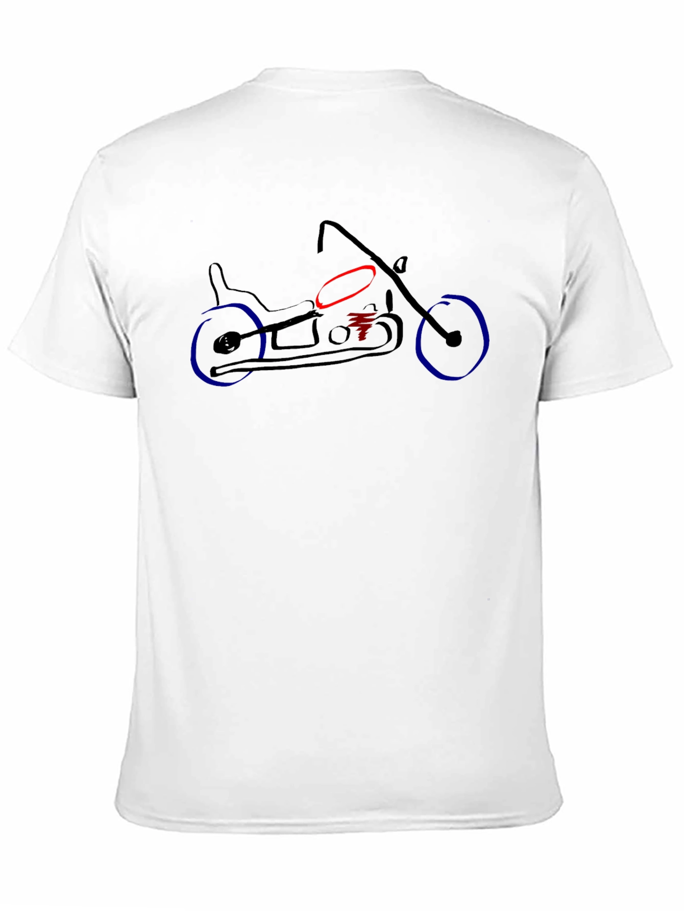 Black Motorcycle Graphic Tee - Black view 11