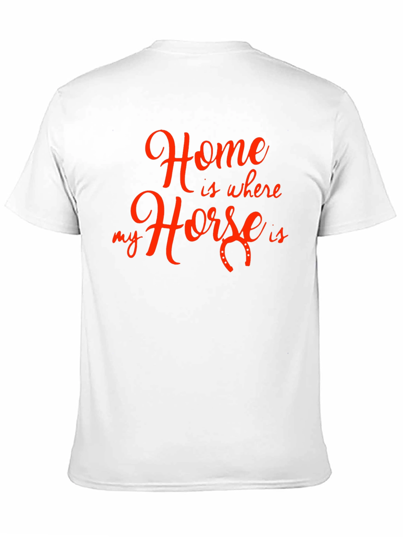 Black Home is Where My Horse is T-Shirt view 11