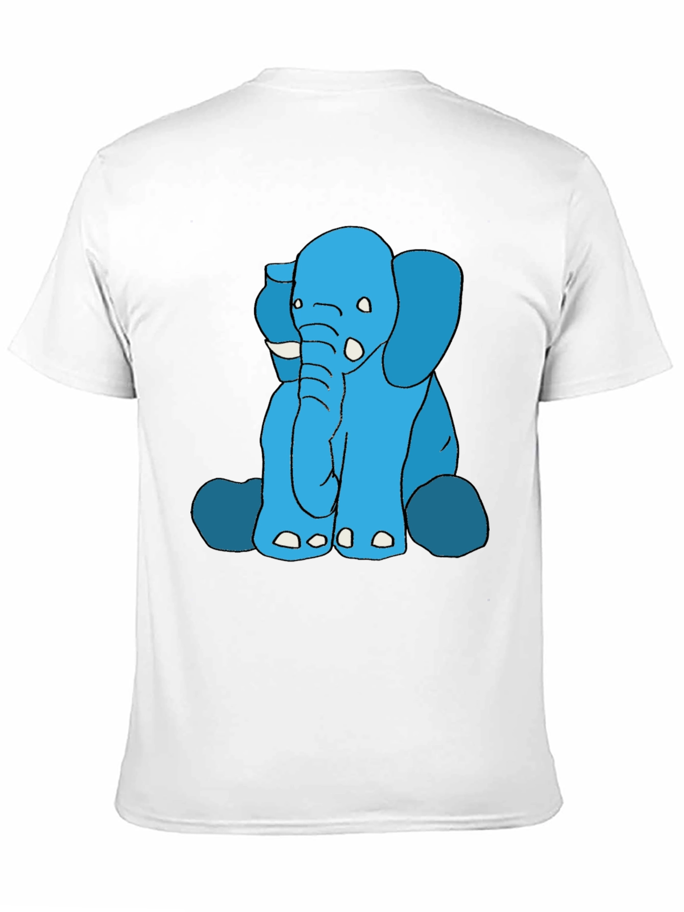 Black Elephant Graphic Tee - Black Cotton Blend view 11