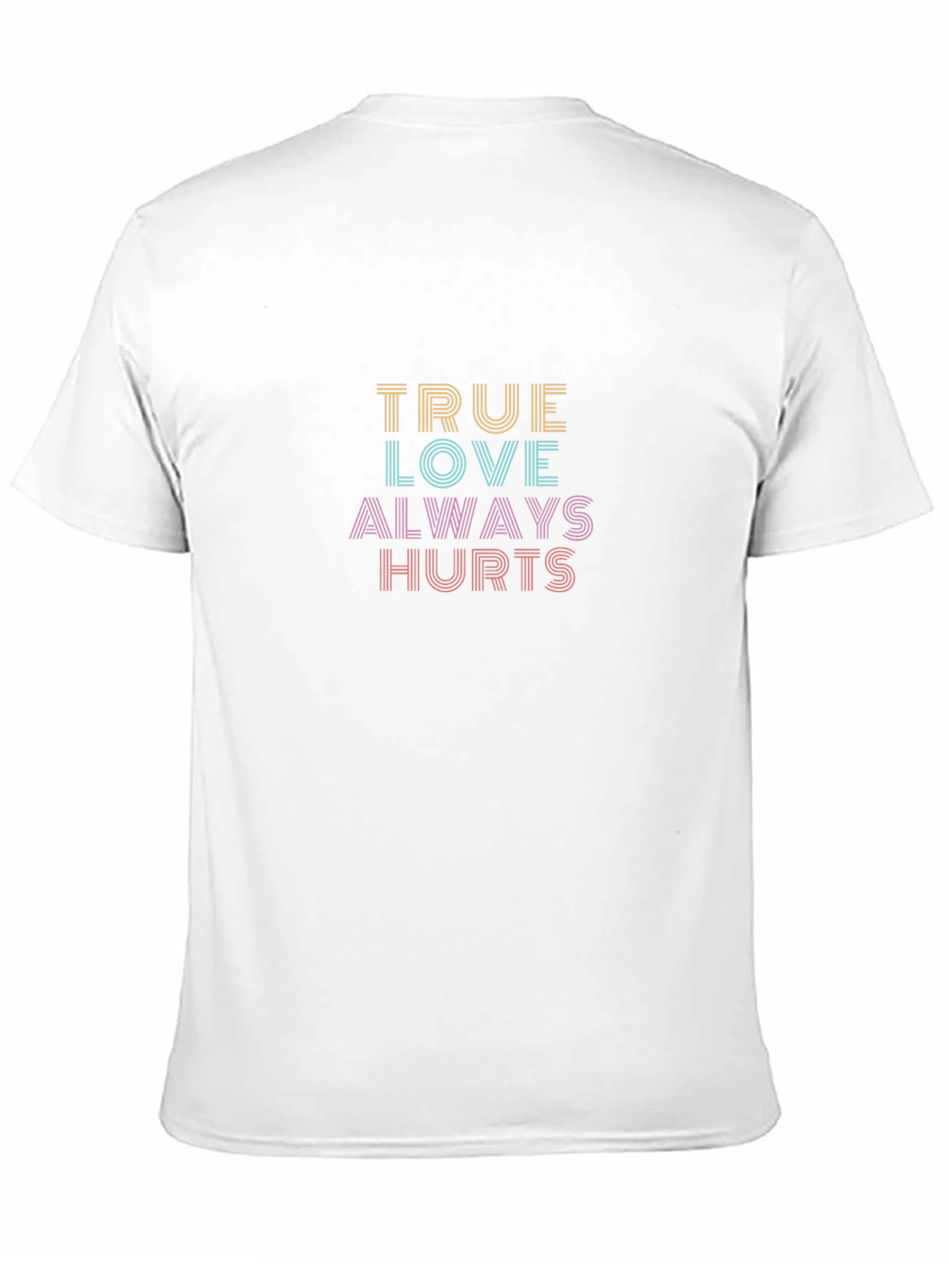 Black True Love Always Hurts Graphic Tee - Trendy Black T-Shirt view 11