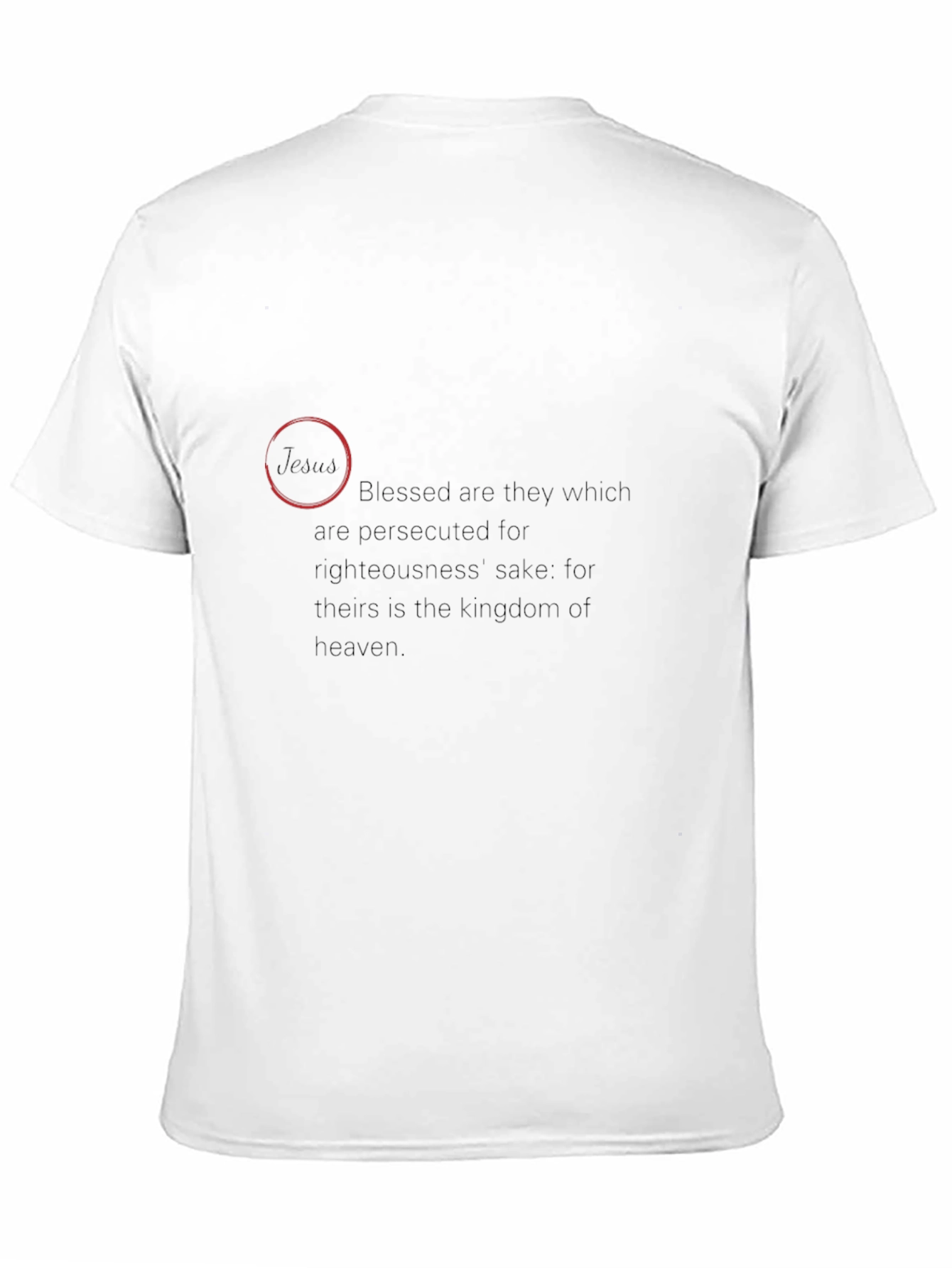 Black Beatitudes Black T-Shirt - Blessed Are They view 11