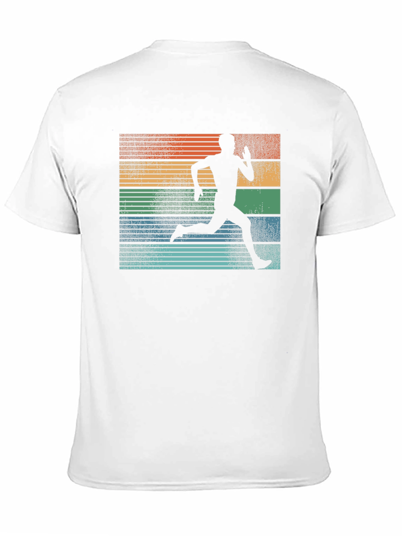 Black Retro Runner Graphic Tee view 11