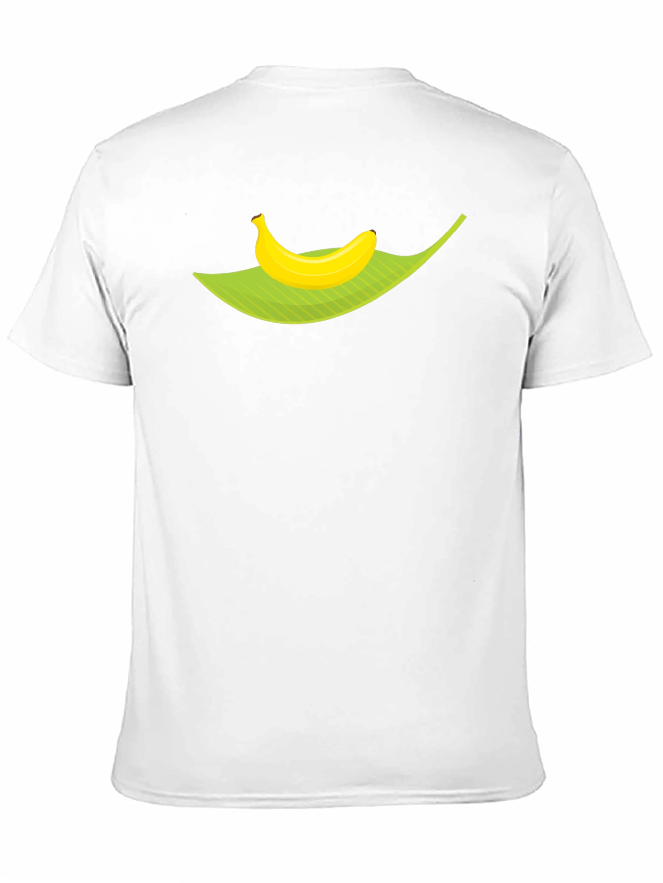Black Banana Leaf Graphic Tee - Tropical Fruit Humor Shirt view 11