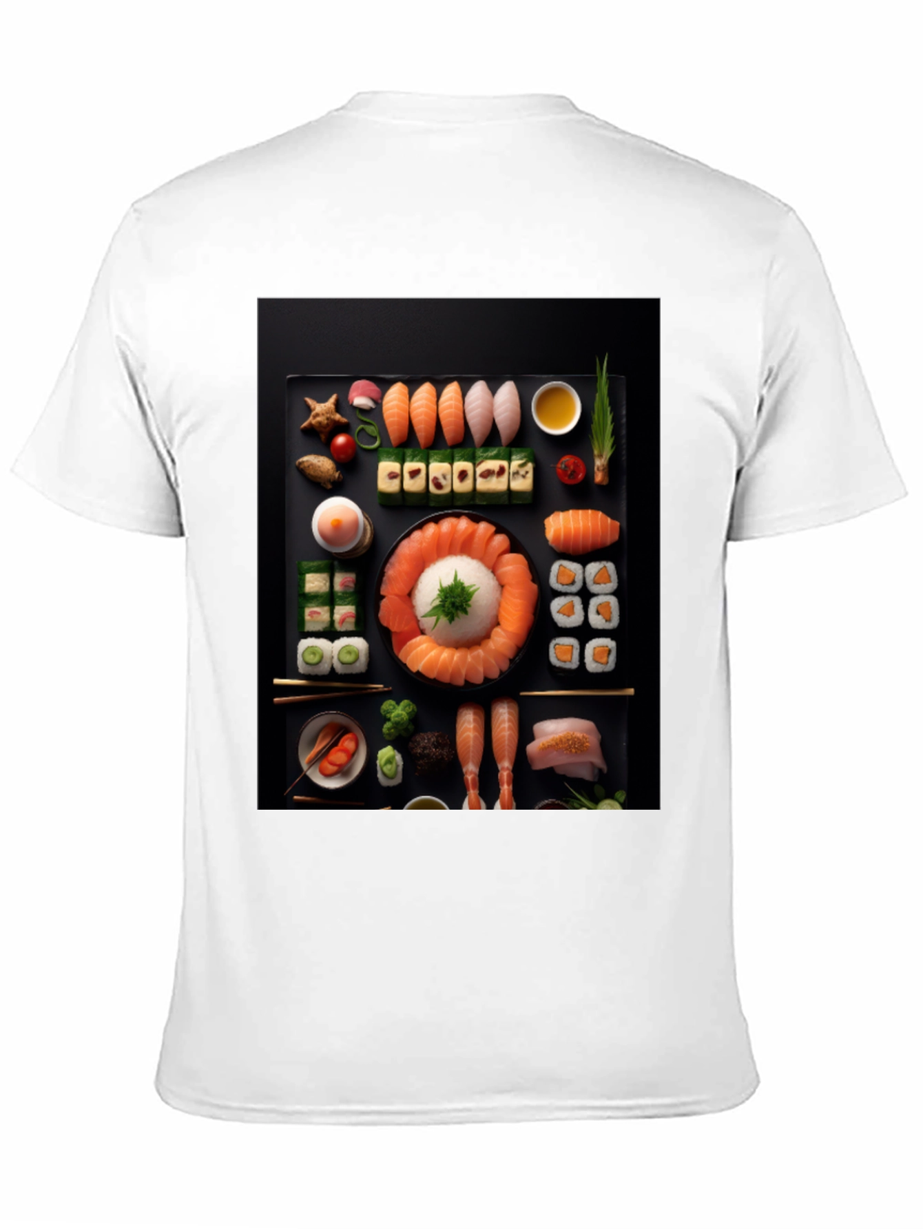 Black Sushi Graphic Tee - Foodie Fashion view 11