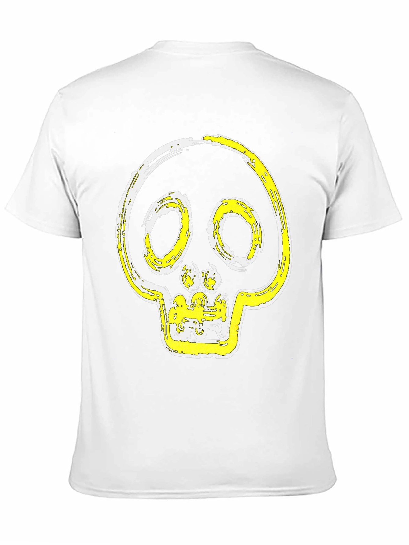 Black Skull Graphic Print T-Shirt - Modern Casual Tee view 11
