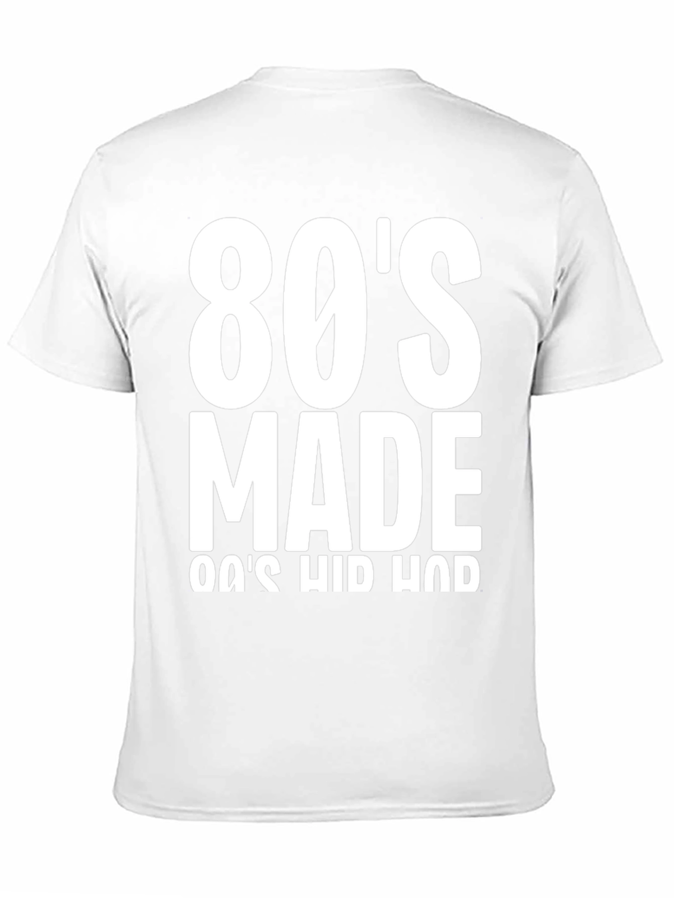 Black 80's Made 80's Hip Hop T-Shirt view 11