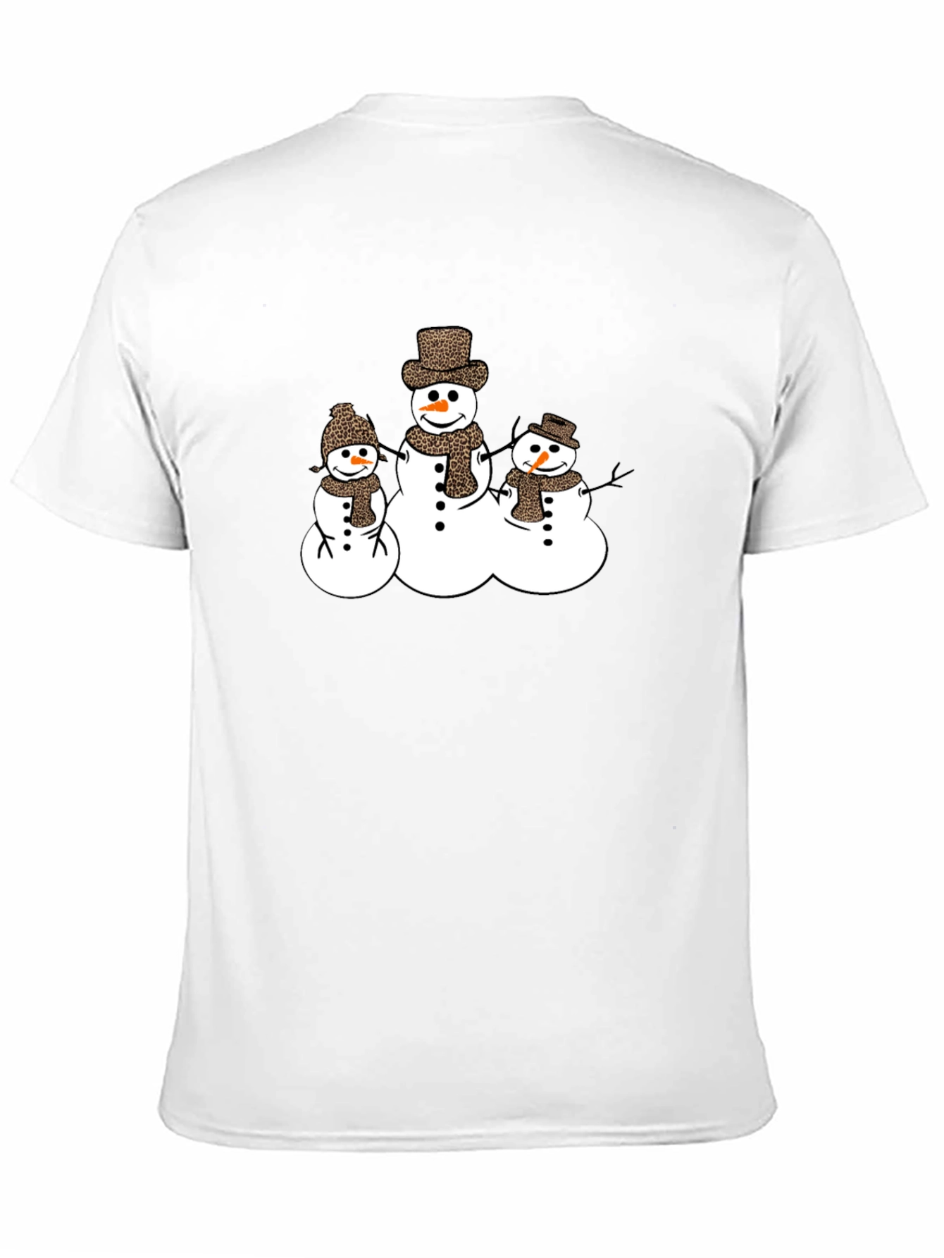 Black Snowman Family Graphic Tee view 11