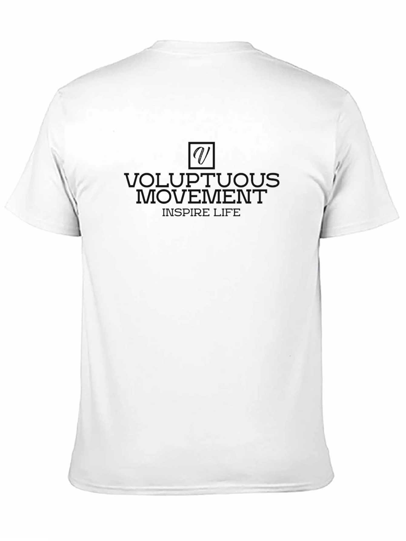 Black Voluptuous Movement Black Graphic Tee view 11