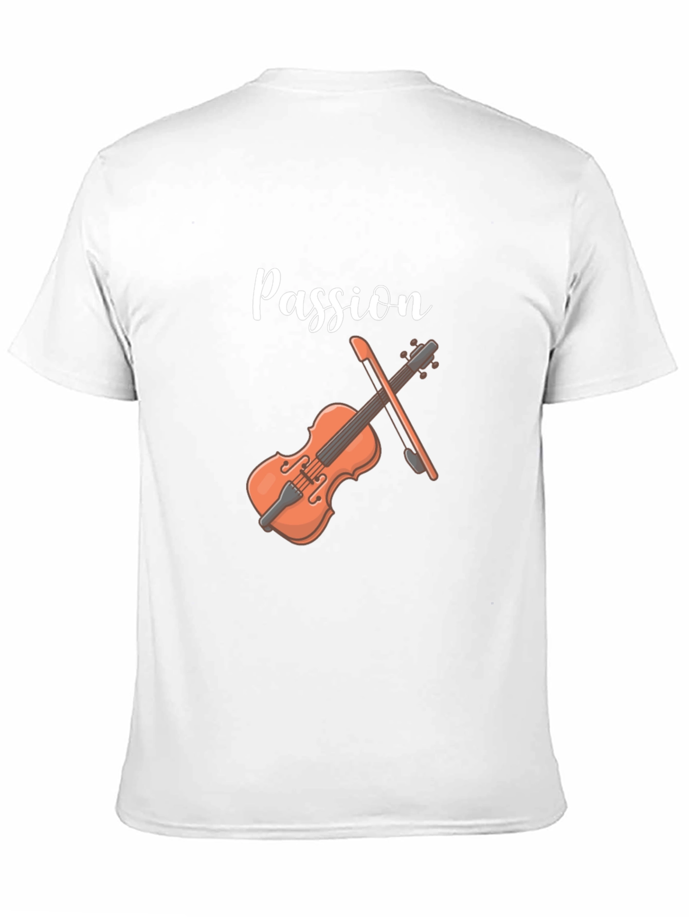 Black Passion Violin Graphic Tee view 11