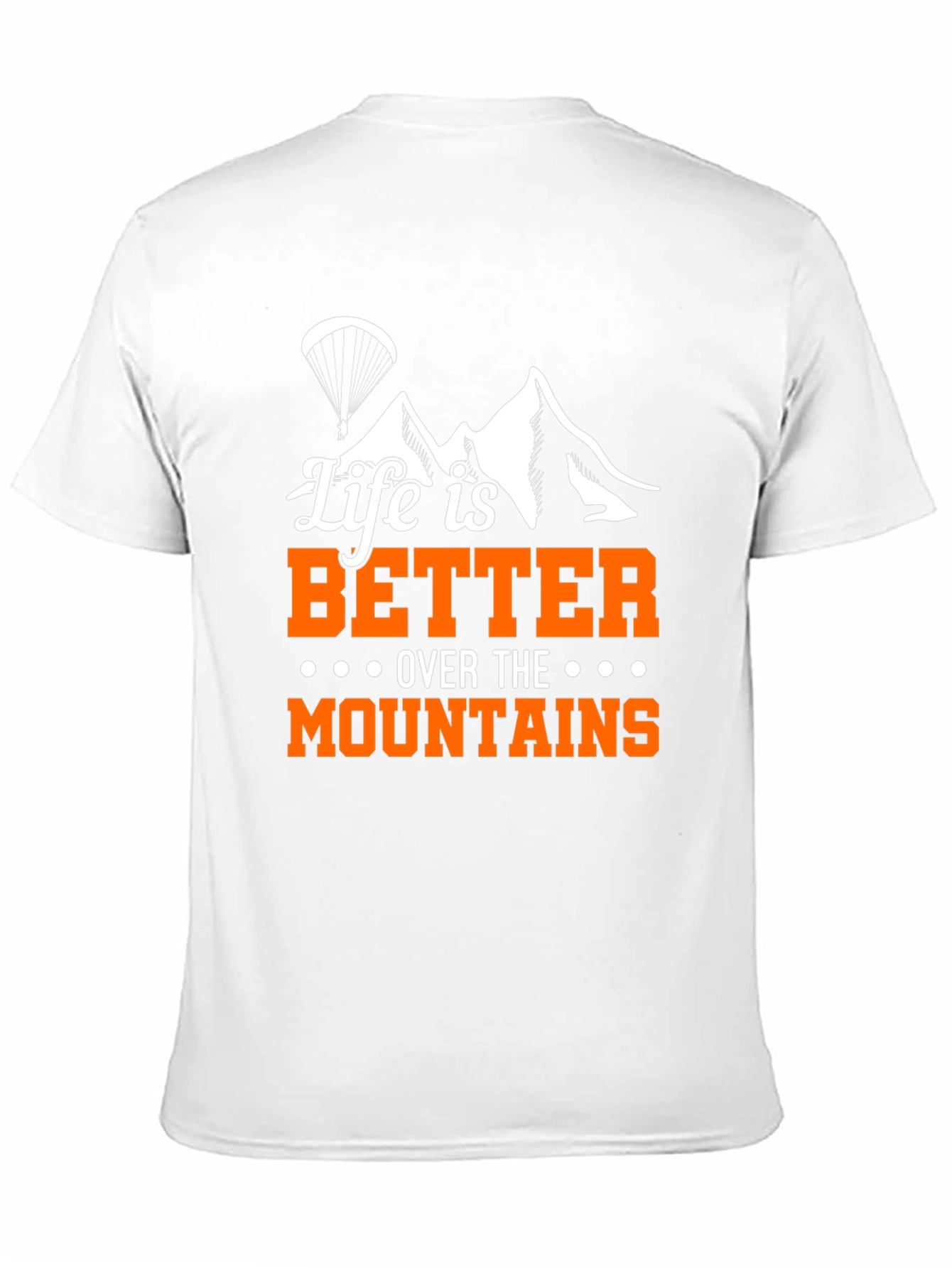 Black Life is Better Over Mountains Graphic Tee view 11