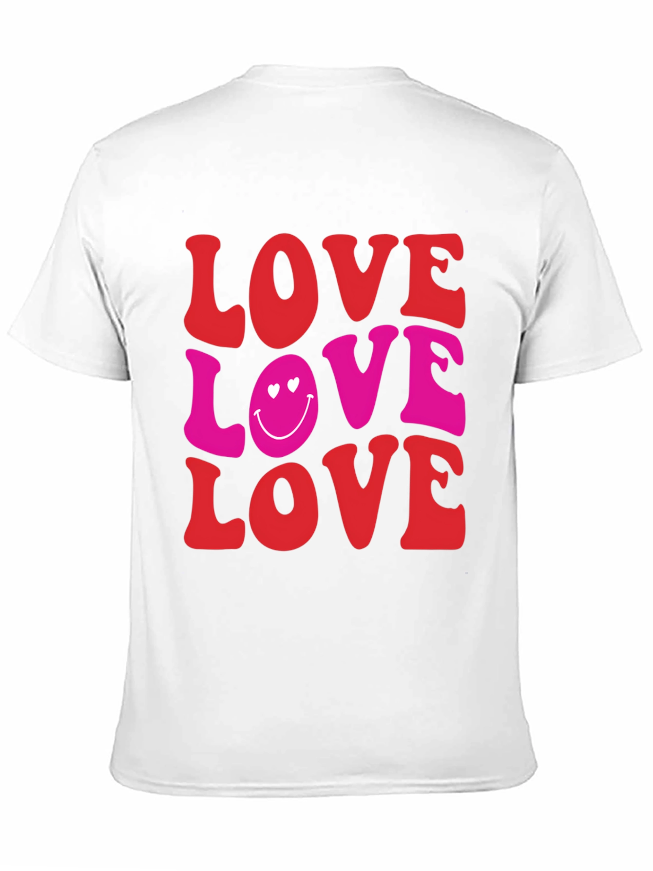 Black Love Smiley Face Graphic Tee view 11