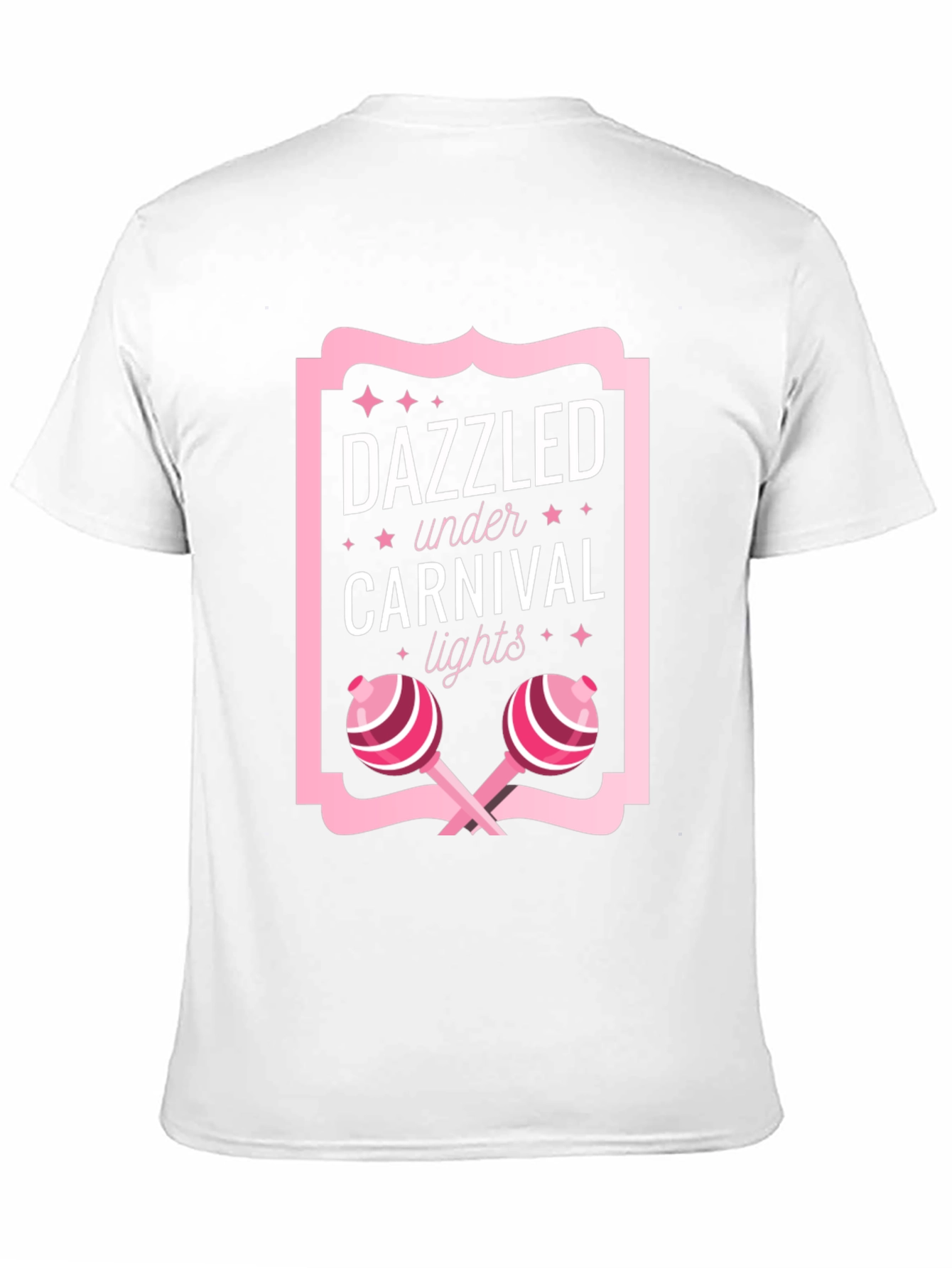 Black Dazzled Under Carnival Lights Graphic Tee view 11