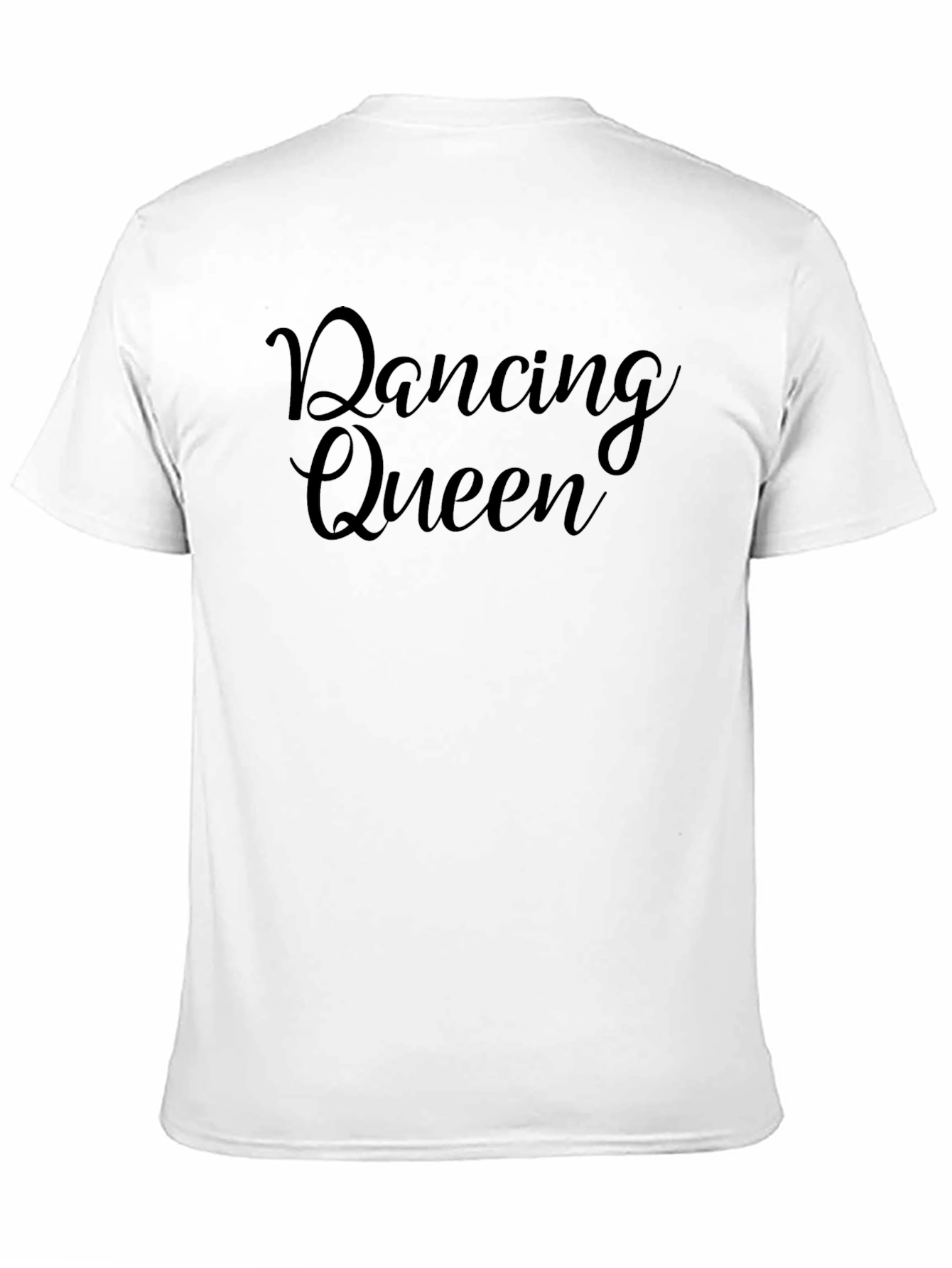 Black Dancing Queen Graphic Tee - Trendy Crew Neck T-Shirt view 11