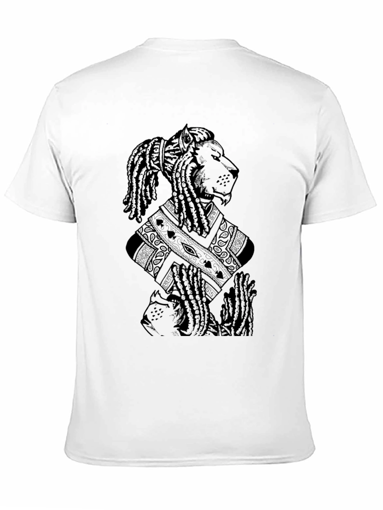 Black Lion King T-Shirt - Black Graphic Tee view 11