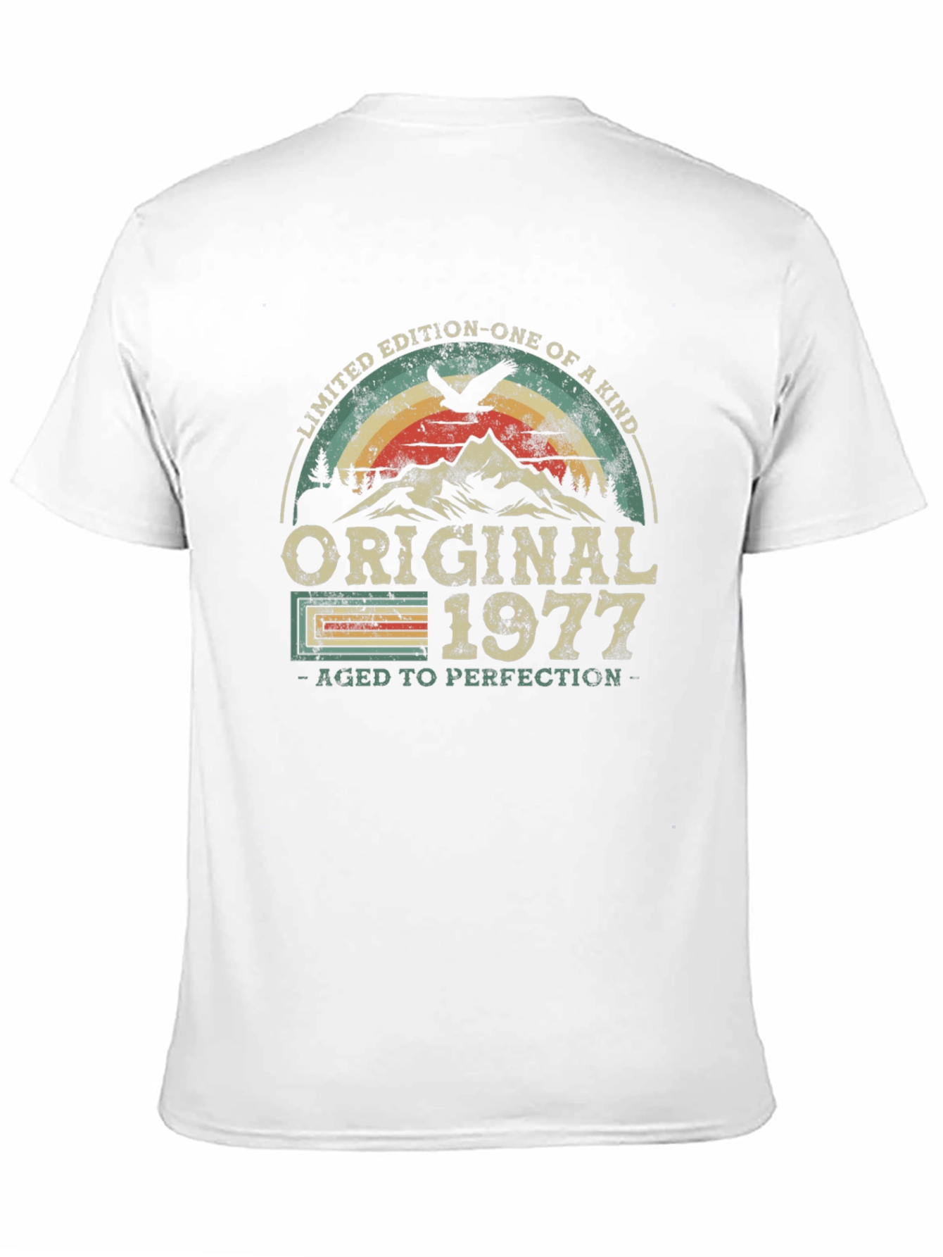 Black Original 1977 Aged to Perfection T-Shirt view 11
