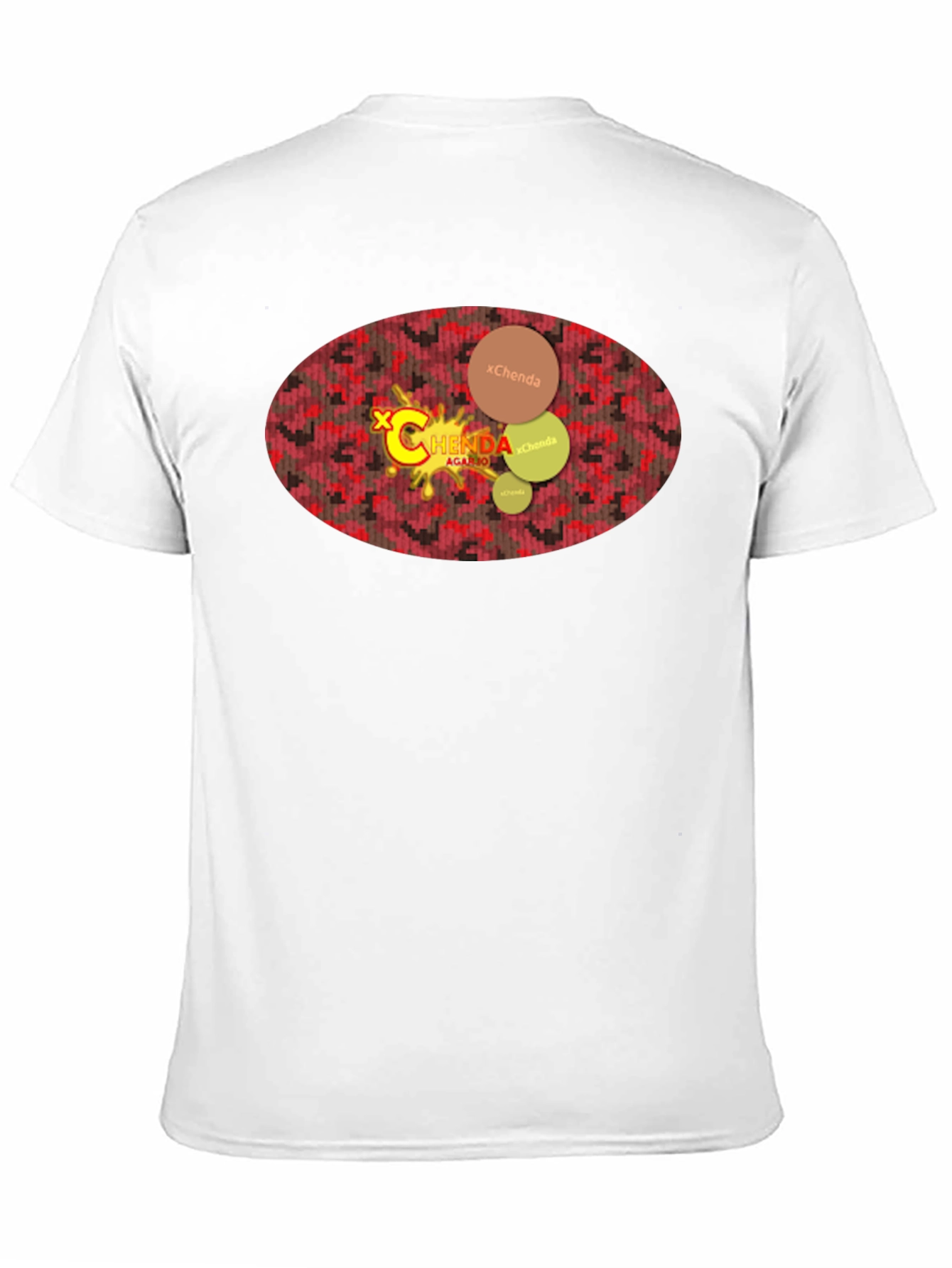 Black Unique Graphic Tee - Abstract Design - Black view 11