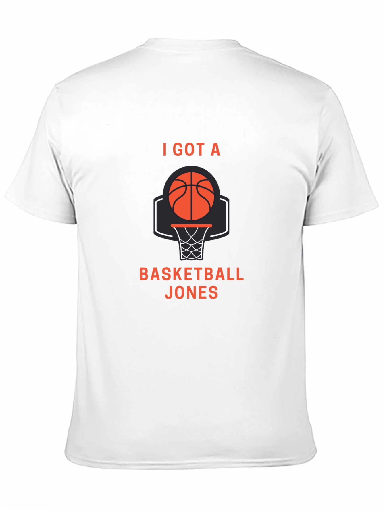 Black Basketball Jones T-Shirt - I Got A Basketball Jones view 11