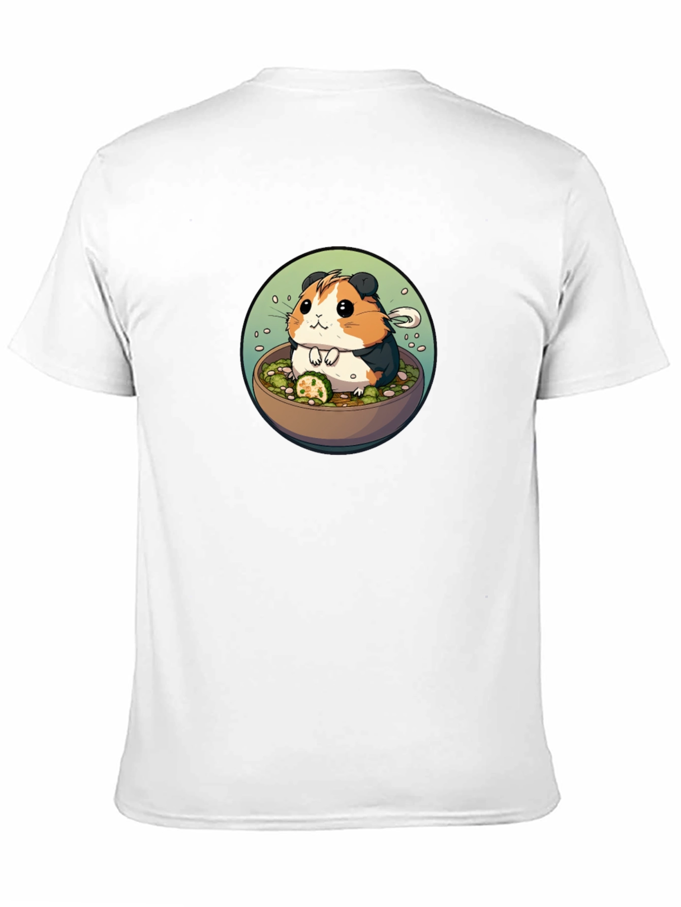 Black Guinea Pig Ramen Bowl T-Shirt view 11