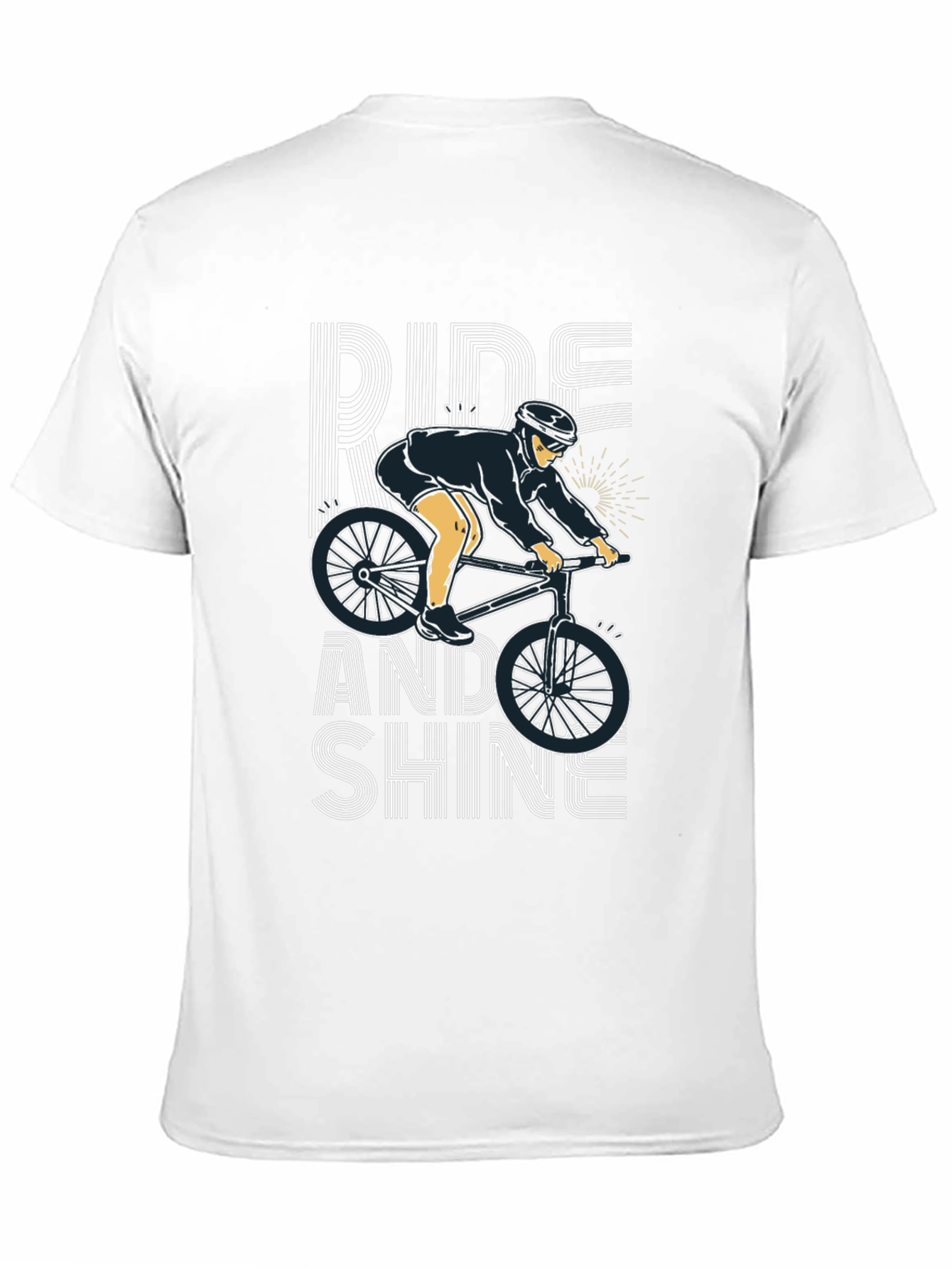 Black Ride and Shine Graphic Tee view 11