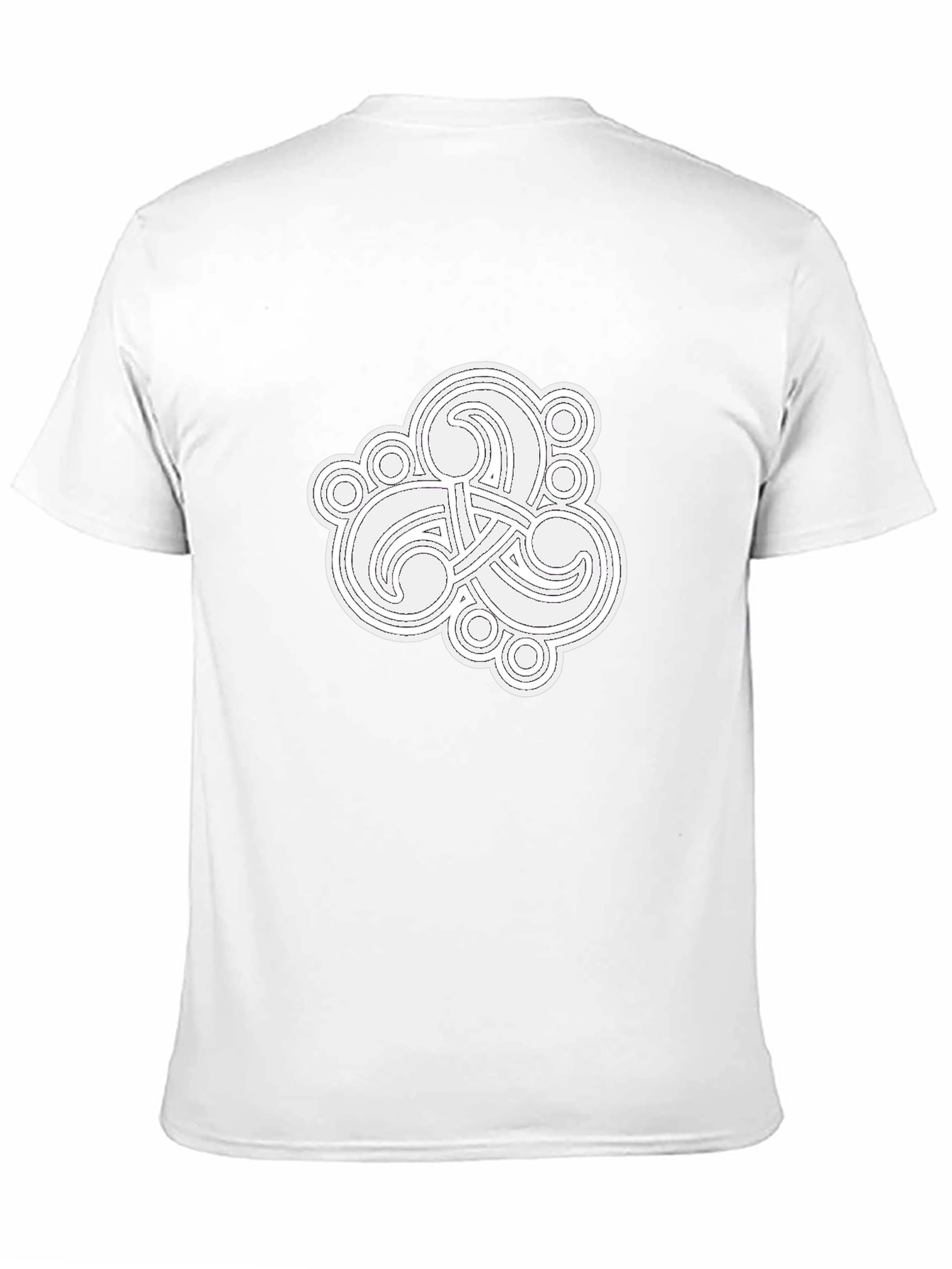 Black Celtic Knot Graphic Black T-Shirt view 11