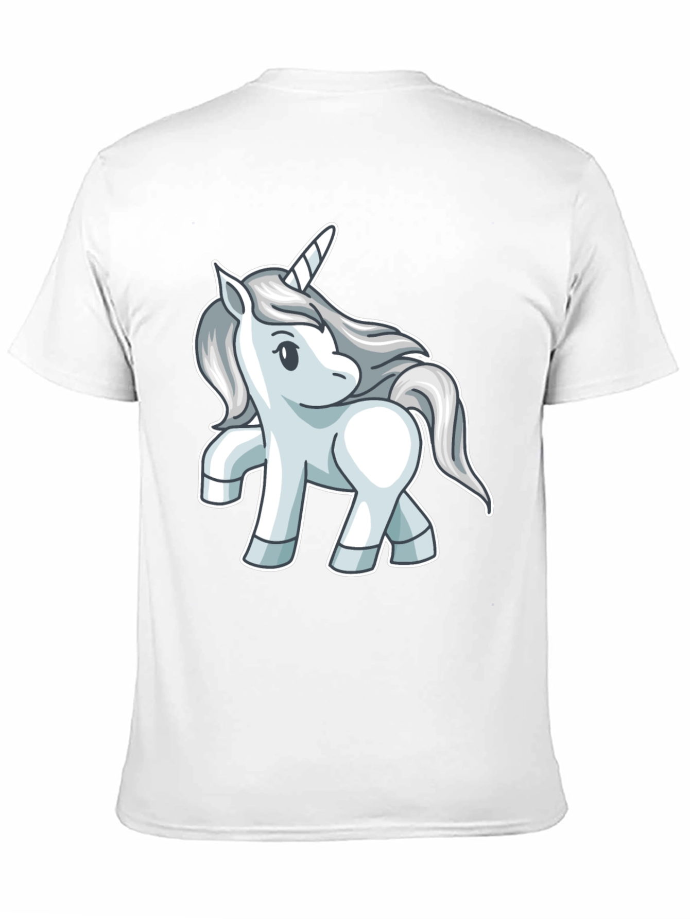 Black Unicorn Graphic T-Shirt - Black Cotton Tee view 11