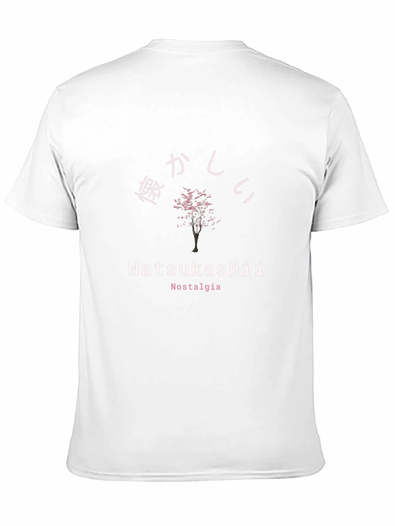 Black Natsukashii Nostalgia T-Shirt - Japanese Cherry Blossom view 11