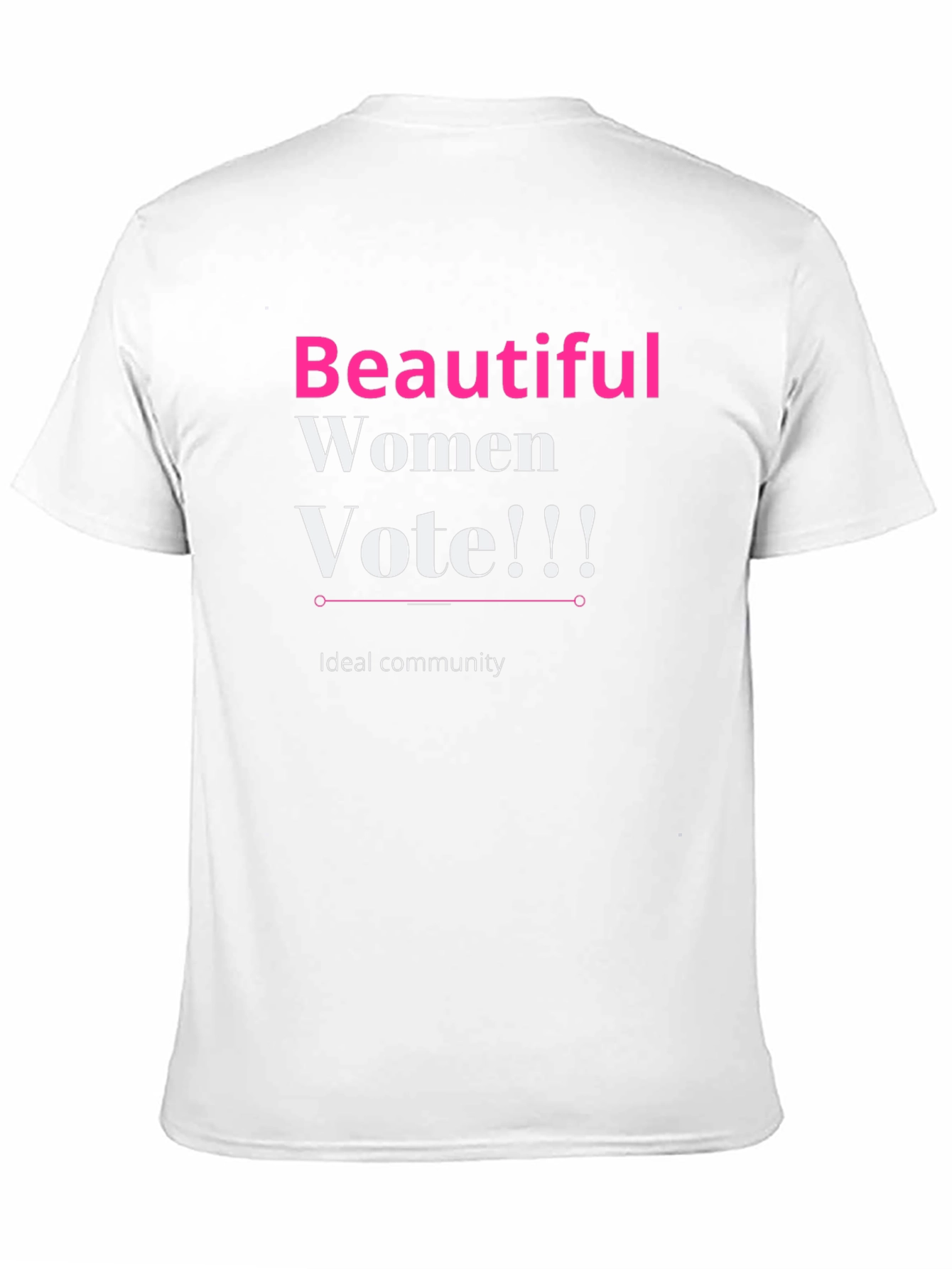 Black Beautiful Women Vote T-Shirt view 11