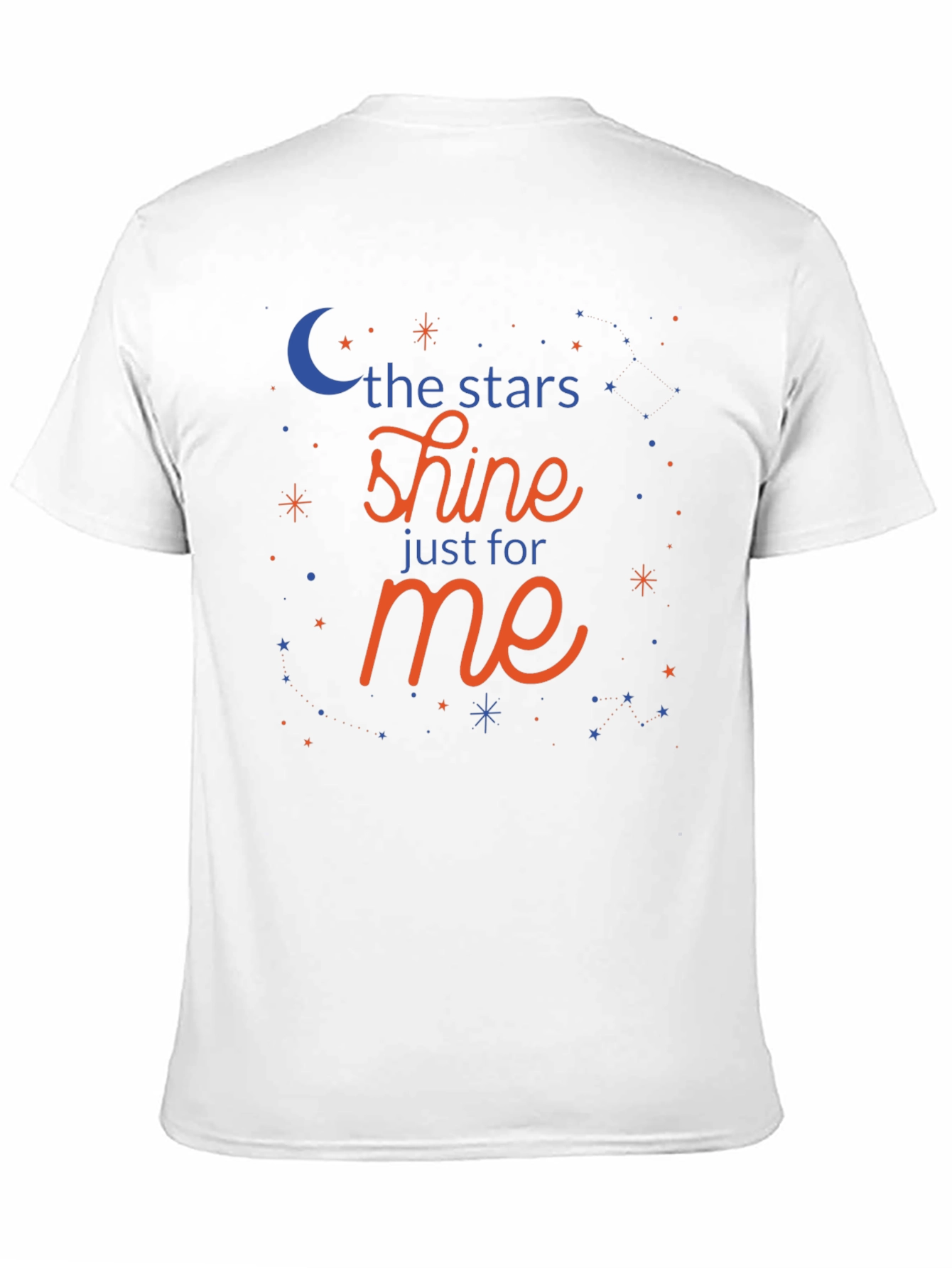 Black Stars Shine for Me Black T-Shirt view 11