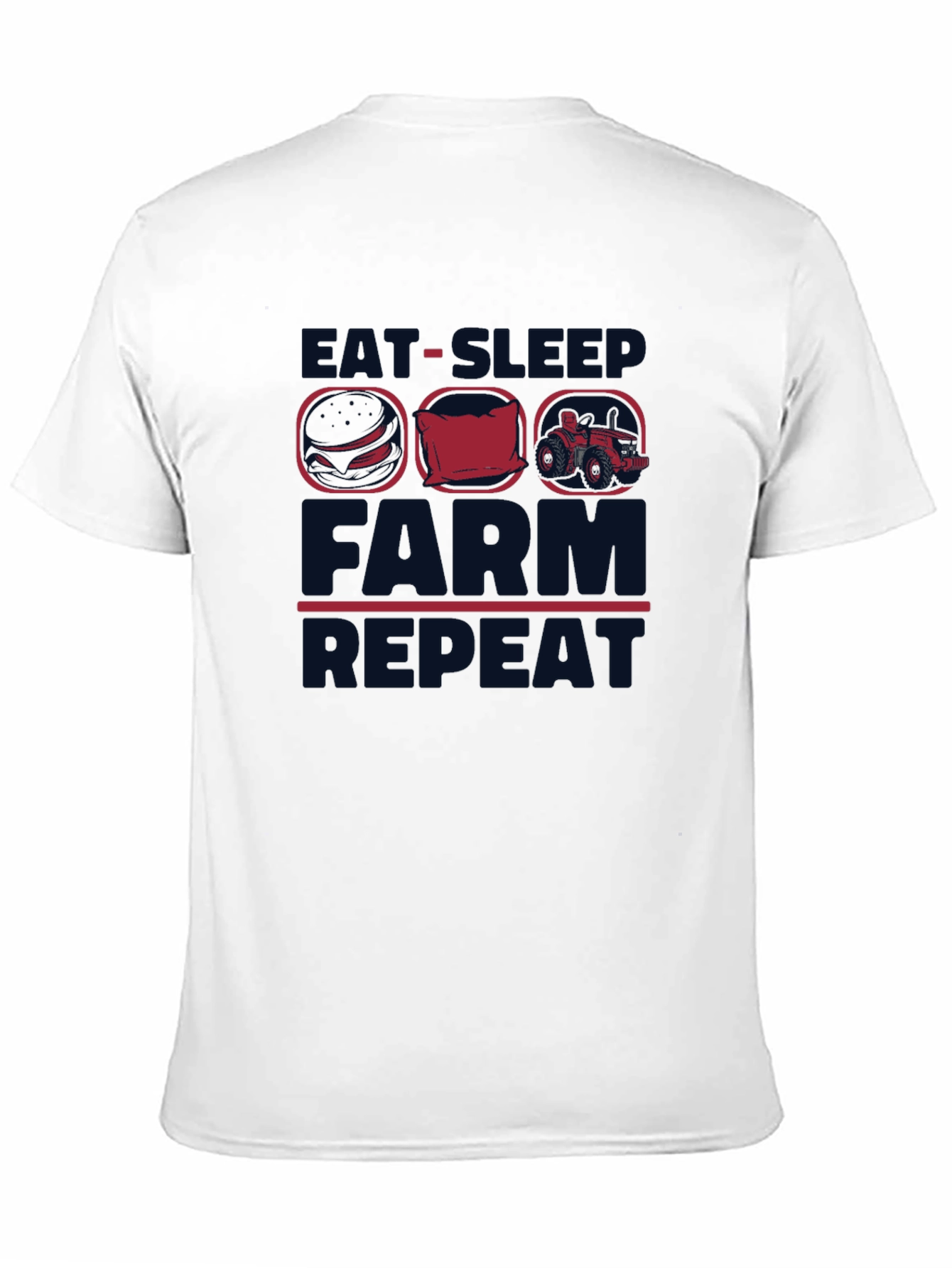Eat Sleep Farm Repeat Graphic Tee - 11