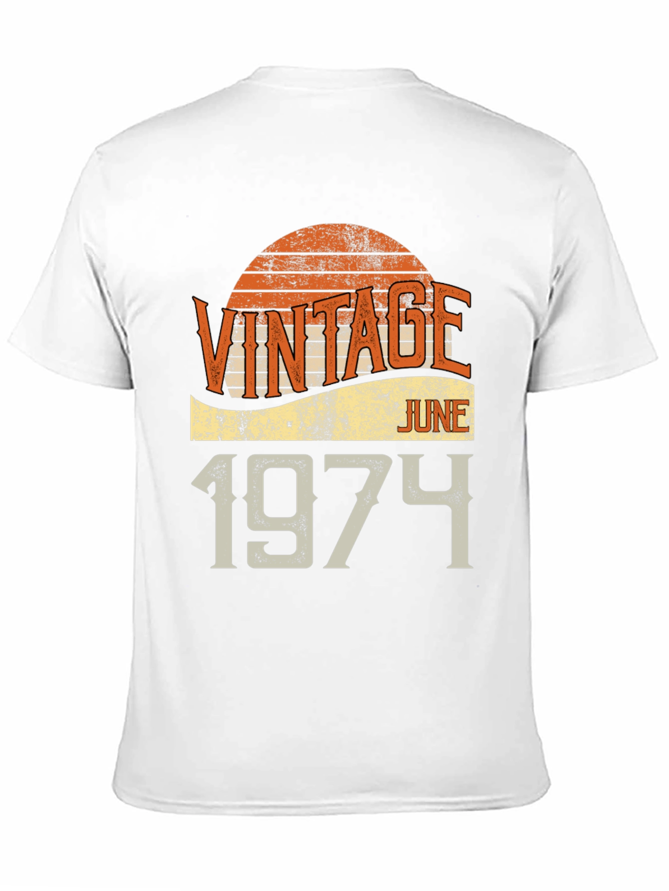 Black Vintage June 1974 T-Shirt view 11