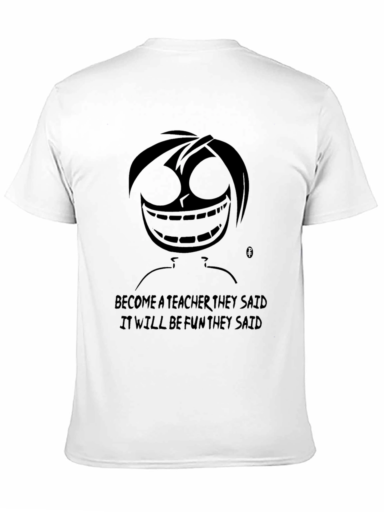Black Teacher Life Humor T-Shirt - Dark Graphic Tee view 11