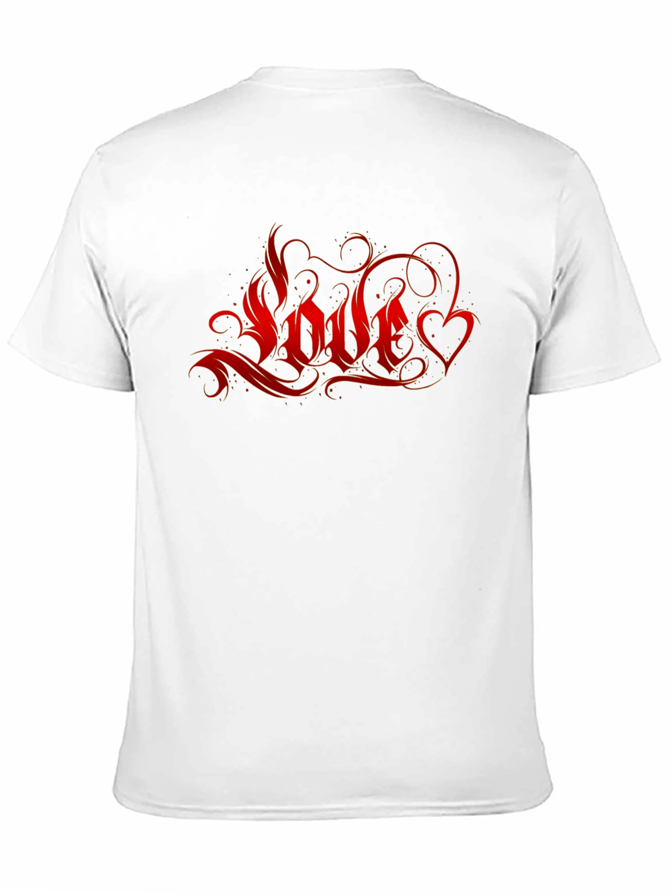 Black Love Graphic Print Black T-Shirt view 11